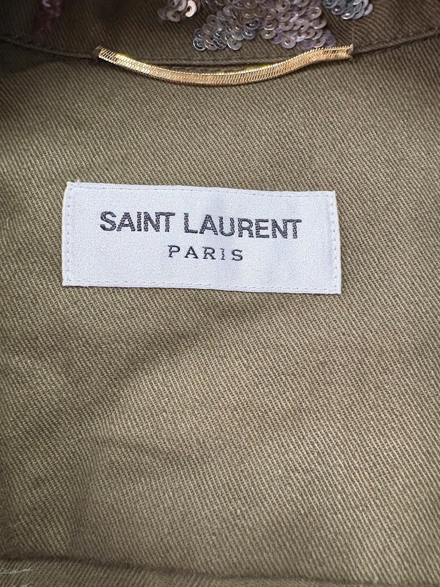 Saint Laurent Paris Saint Laurent Sequin Floral Embroidered Jacket Size S / US 4 / IT 40 - 7 Thumbnail