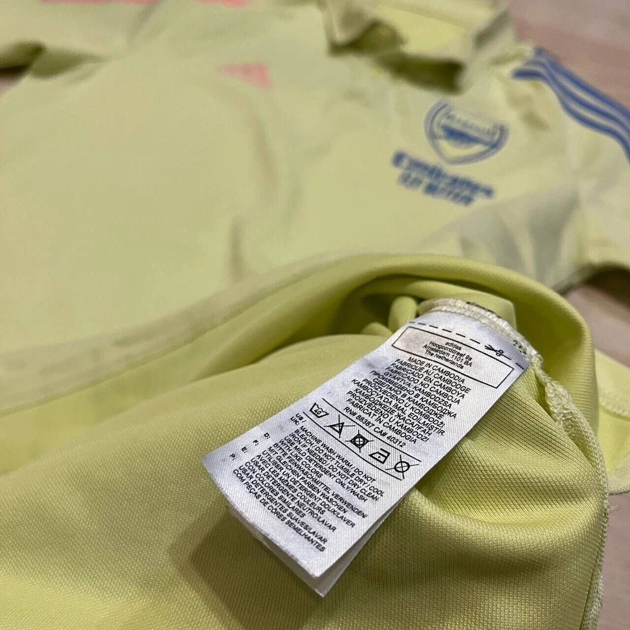 Adidas ARSENAL ADIDAS 2020/2021 FOOTBALL TEAM POLO TRAINING Size US M / EU 48-50 / 2 - 8 Thumbnail