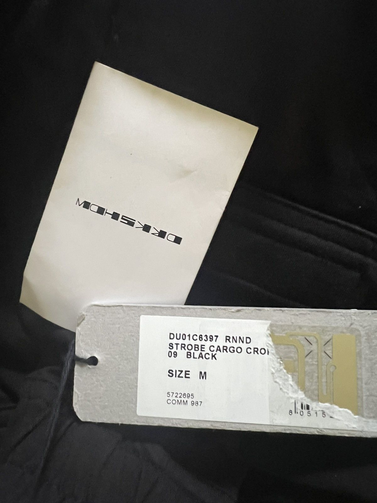 Rick Owens Drkshdw Rick Owens drkshdw strobe cargo cropped pants M Size US 31 - 6 Thumbnail