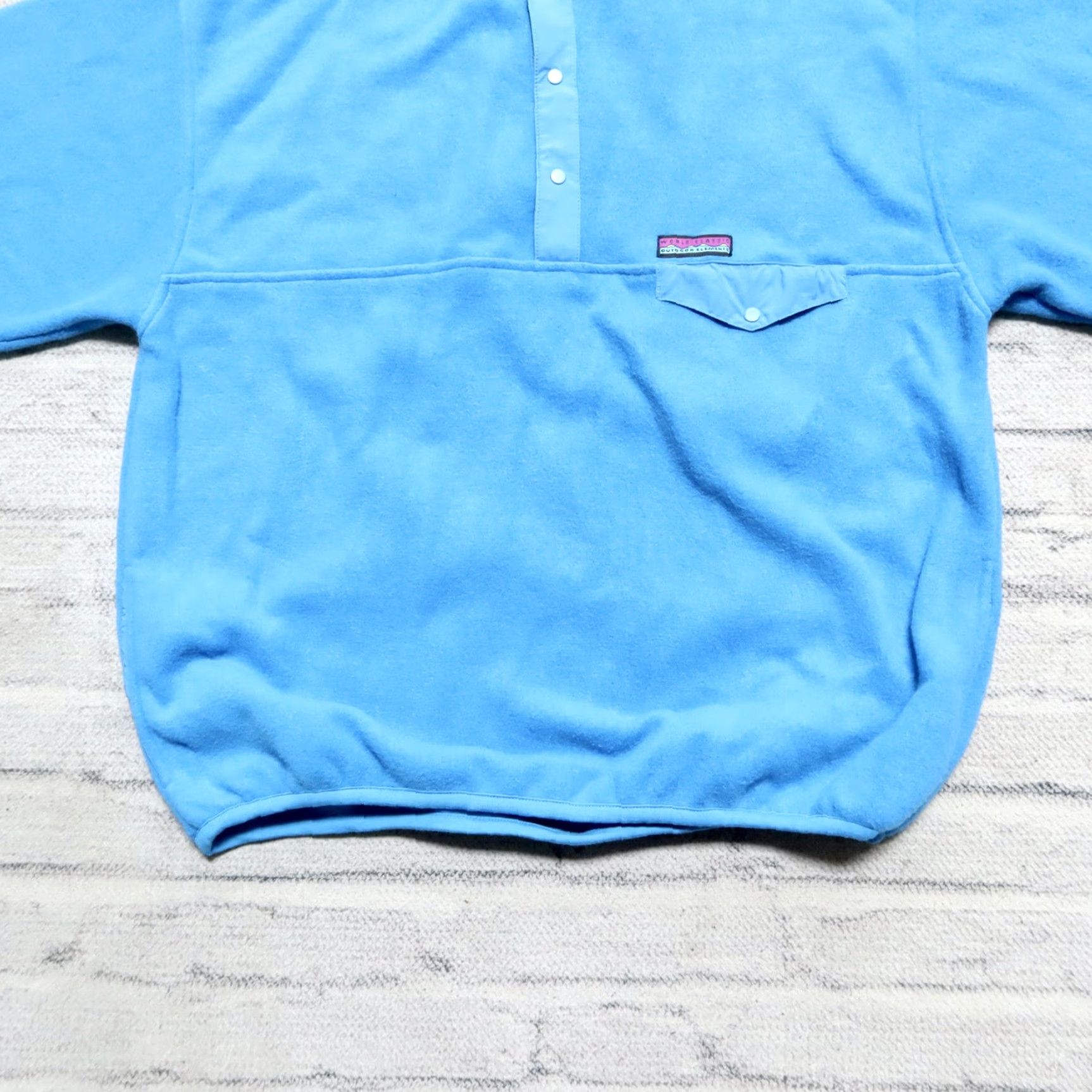 Gap VINTAGE GAP Arctic Light Fleece Pullover Mens L Blue 90s Deadstock Pullover Size US L / EU 52-54 / 3 - 3 Thumbnail