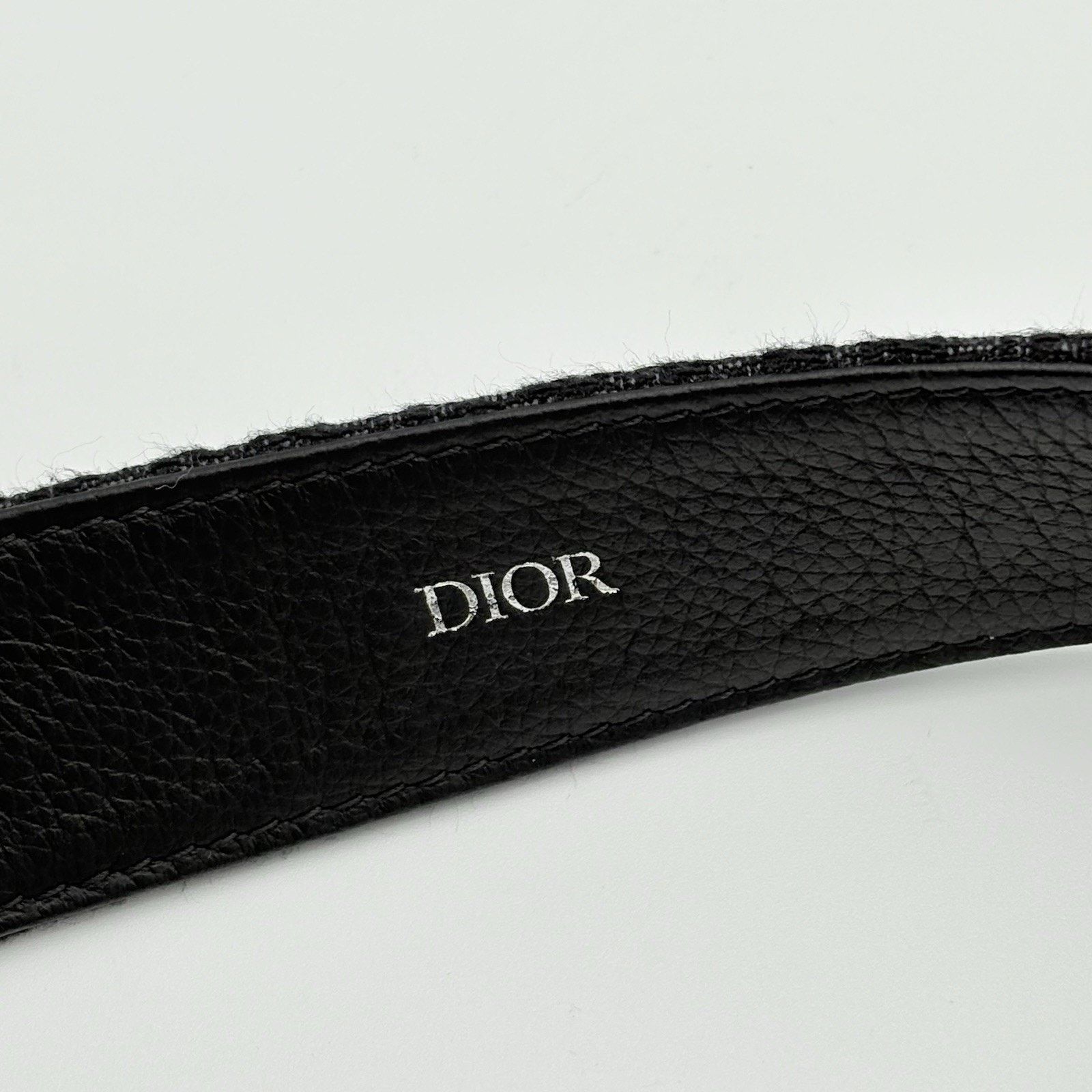 Dior Dior Micro Oblique Jacquard Belt ' Black ' | SUPER CLEAN! Size 40 - 11 Thumbnail