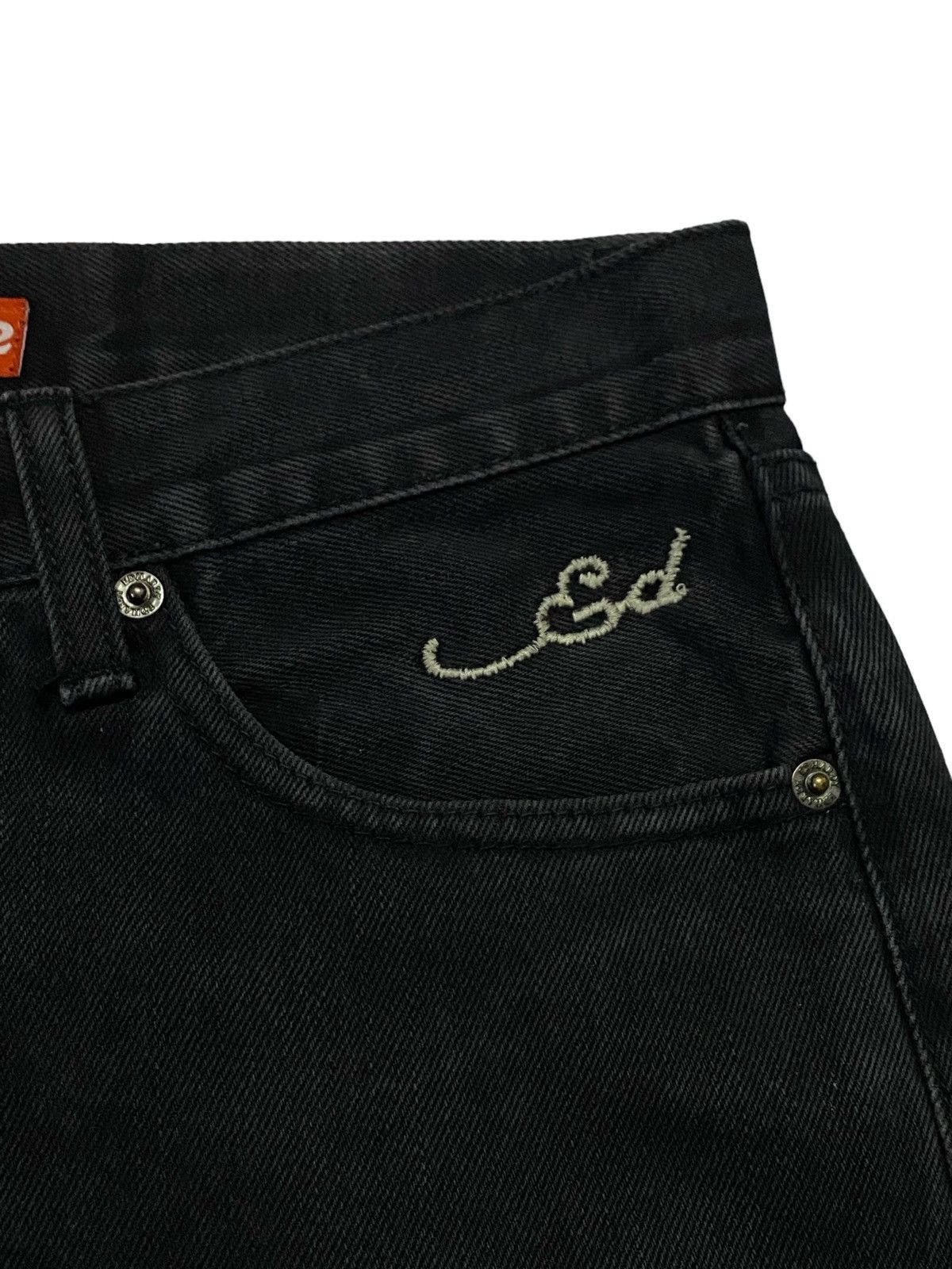 Christian Audigier × Ed Hardy Ed Hardy By Christian Audigier 2010 Embroidered Denim Pants Size US 32 / EU 48 - 15 Thumbnail