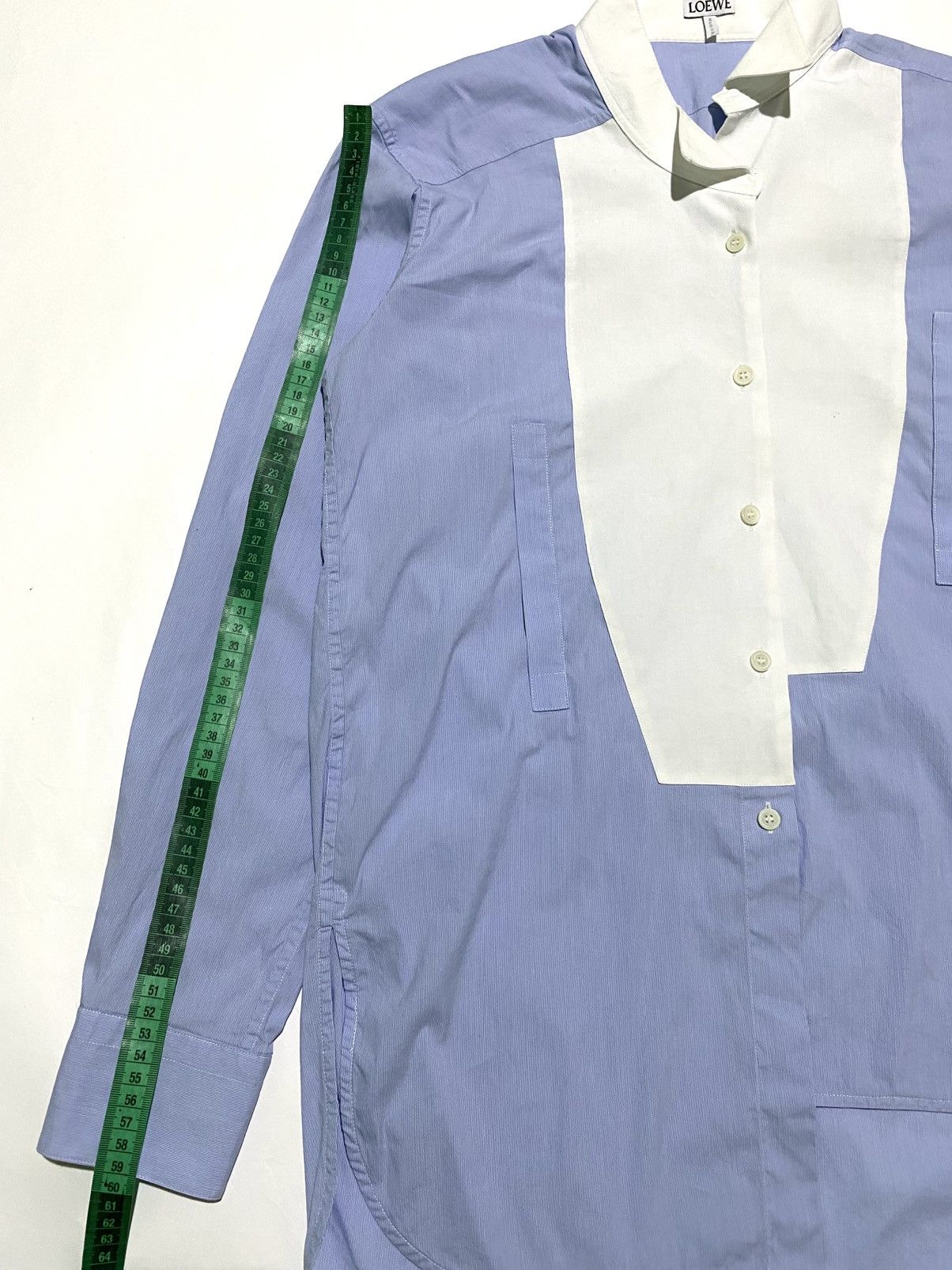 LOEWE COLORBLOCK ASYMMETRIC SHIRT