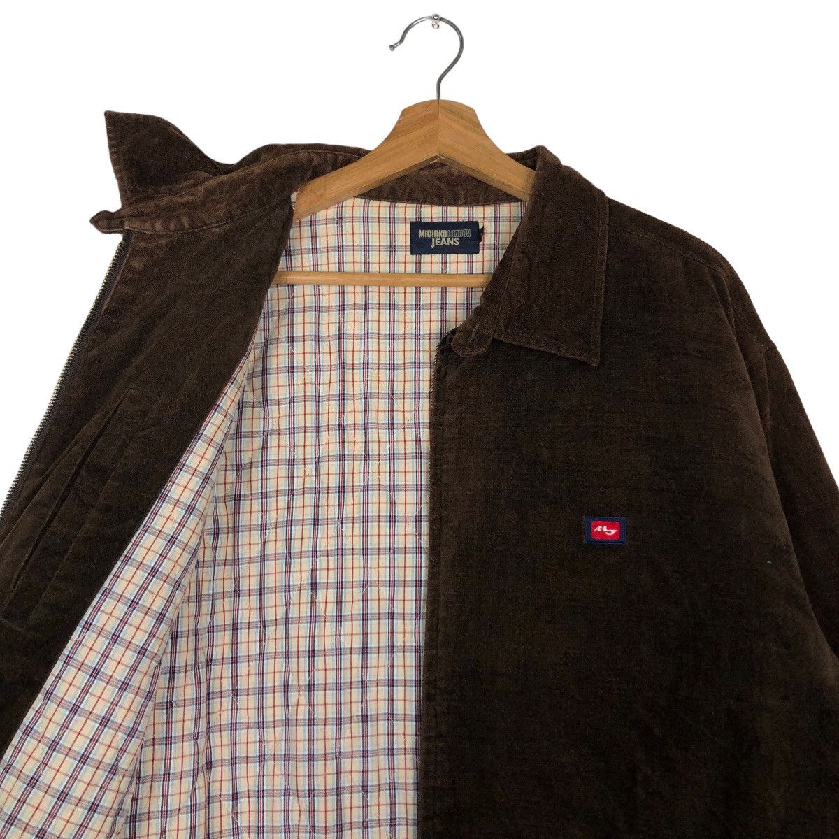 Japanese Brand 🔥Vtg Quilted Bomber Jacket Michiko London Tartan Lining Size US L / EU 52-54 / 3 - 10 Thumbnail