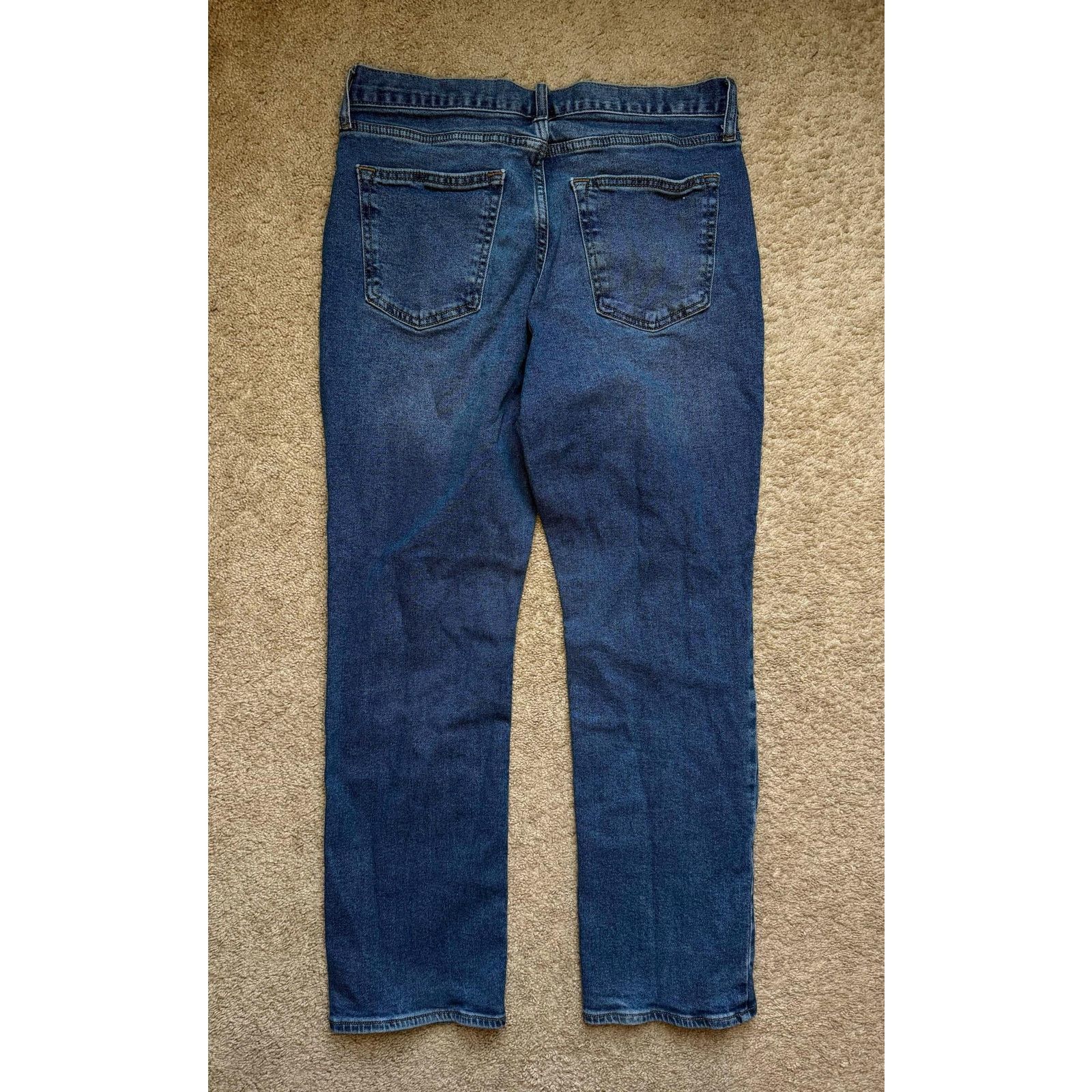 Old Navy Old Navy Built-In Flex Straight Jeans *LOT OF 2* Blue 32/30 Size US 32 / EU 48 - 6 Thumbnail