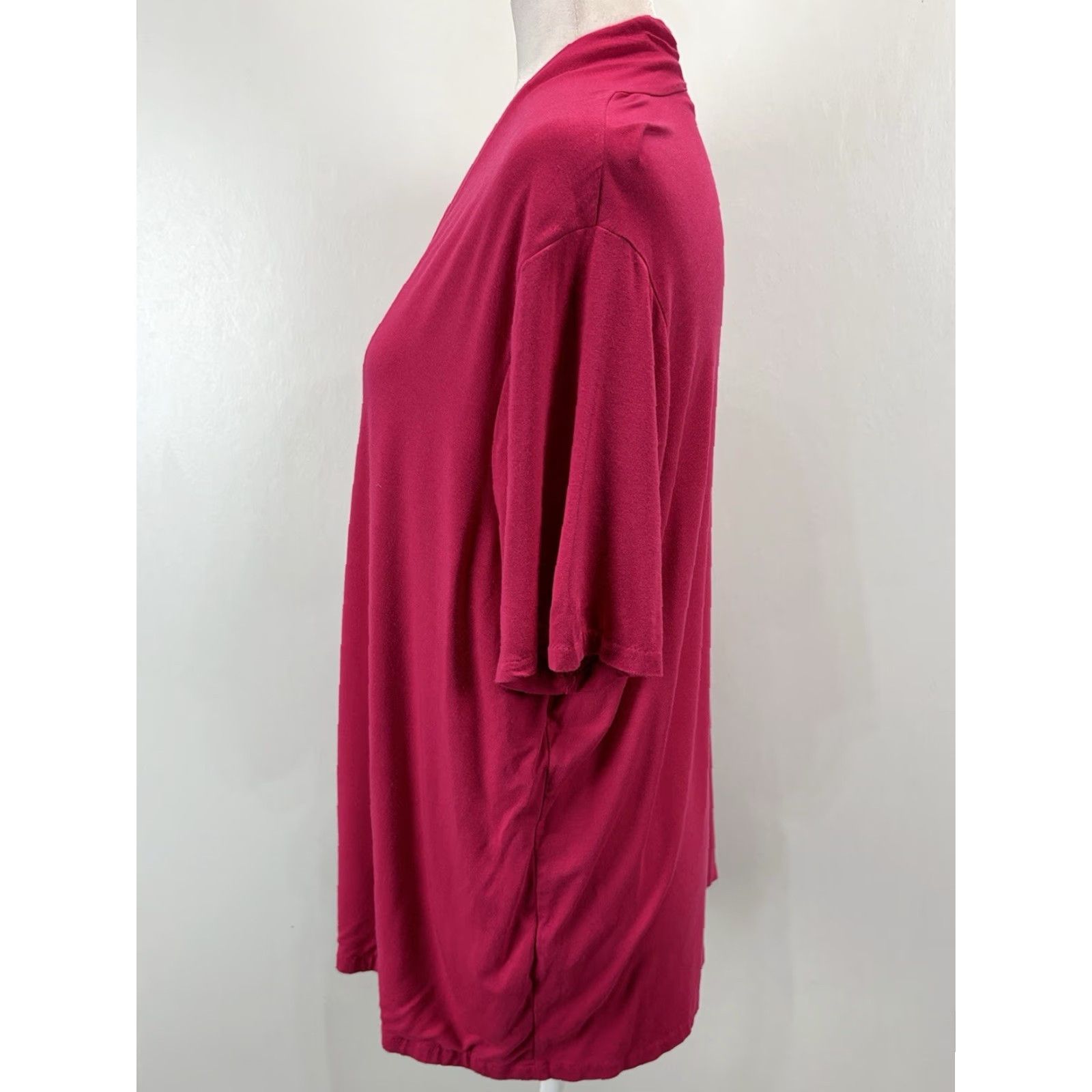 Talbots Talbots T-Shirt Pink Short Sleeve V-Neck 3XP Petites Women Stretch Basic Casual Shirt Size XXL / US 16-18 / IT 52-54 - 2 Thumbnail