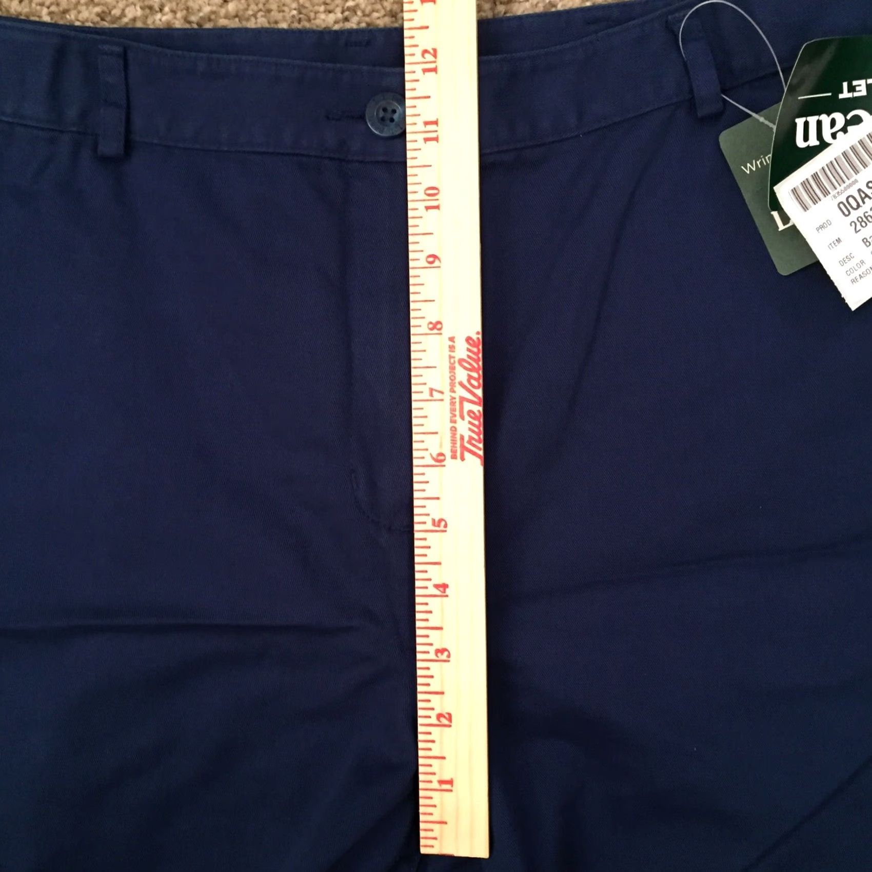 Vintage LL Bean Pants Womens 16P Cropped Bay Side Twill Blue Classic Fit Pants 16P Womens Size 38" / US 16 / IT 52 - 4 Thumbnail