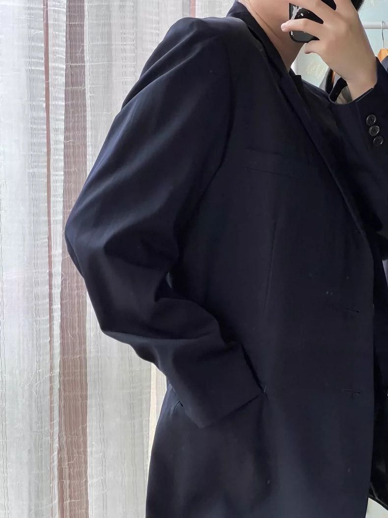 Yohji Yamamoto Yohji Yamamoto size os Wool blazer 2504-Nextarrow Size 36R - 2 Thumbnail
