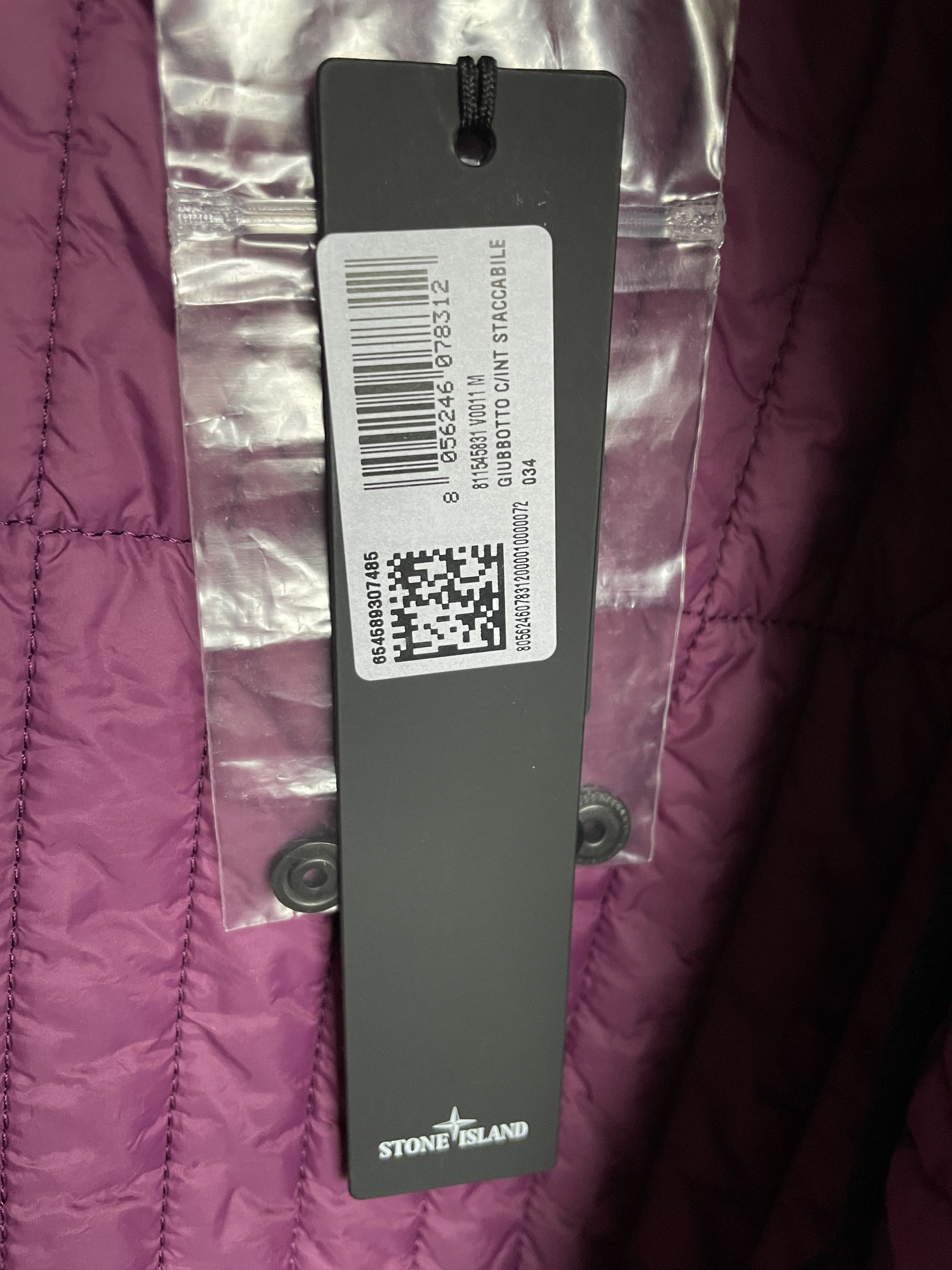Stone Island STONE ISLAND 45831 Glass Cover TC Jacket FW24 Burgundy Size US M / EU 48-50 / 2 - 6 Thumbnail