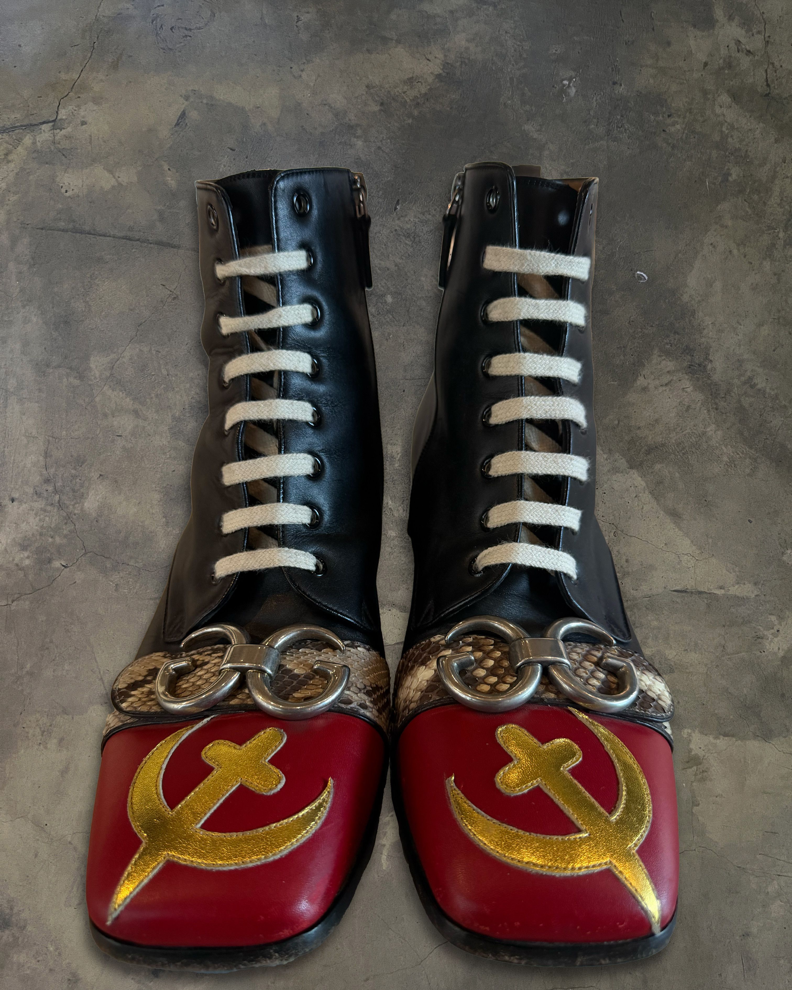 Gucci GUCCI FW2017 USSR CIRANO LUX BOOTS Size US 10 / EU 43 - 2 Thumbnail