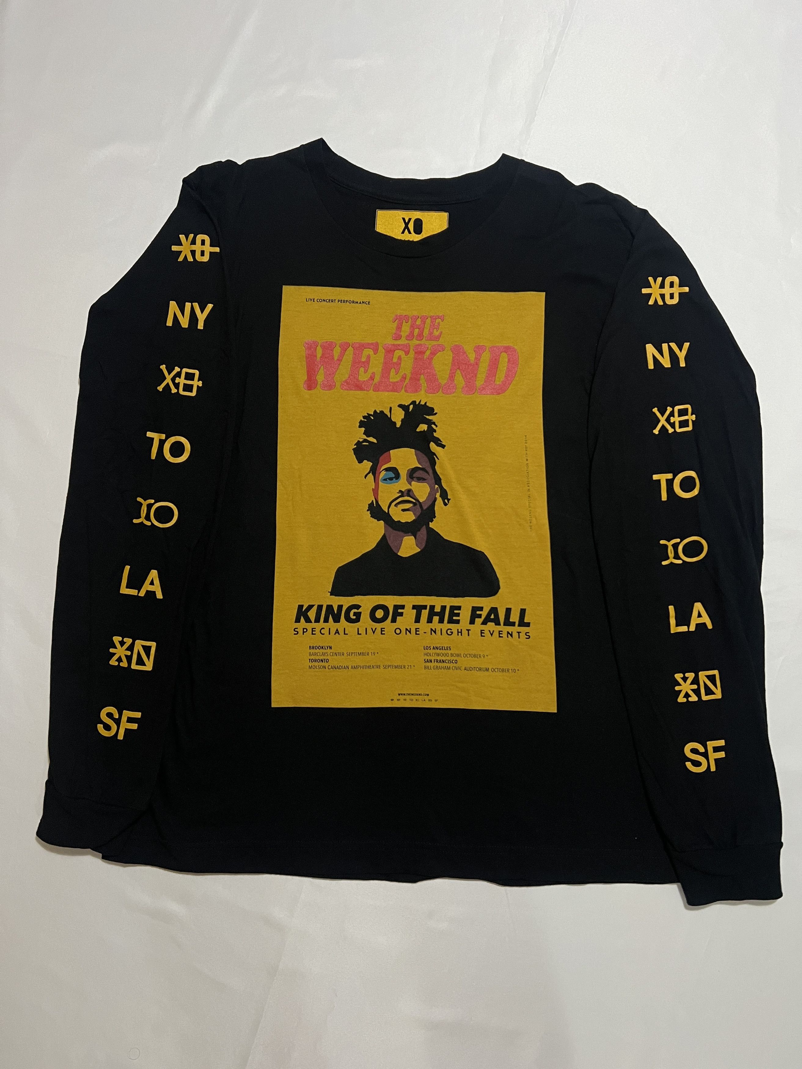 The Weeknd Official Issue XO KING OF THE FALL LONGSLEEVE Size US L / EU 52-54 / 3 - 3 Thumbnail