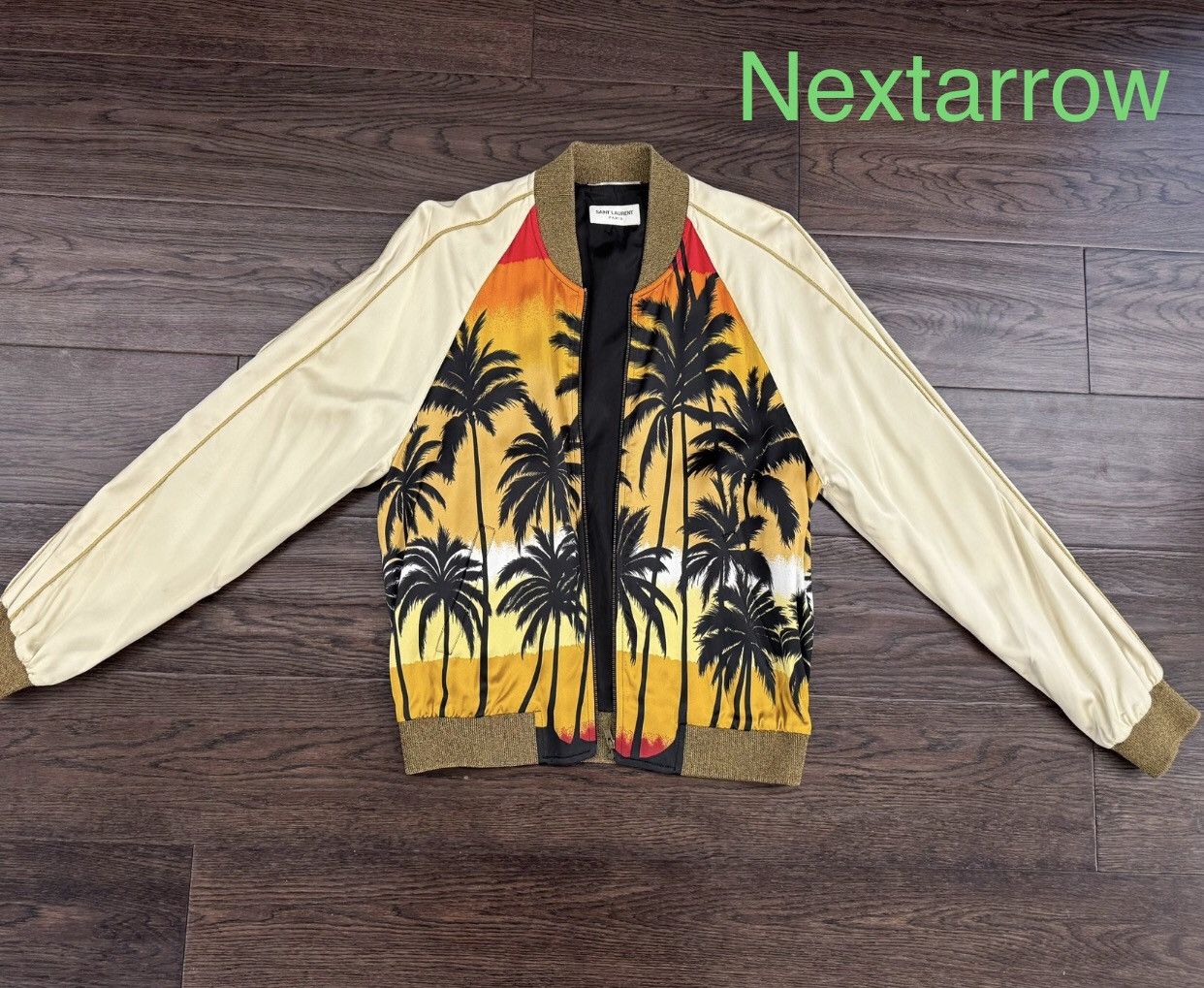 Saint Laurent Paris Saint Laurent SLP coconut tree jacket coat baseball uniform Size US S / EU 44-46 / 1 - 1 Thumbnail