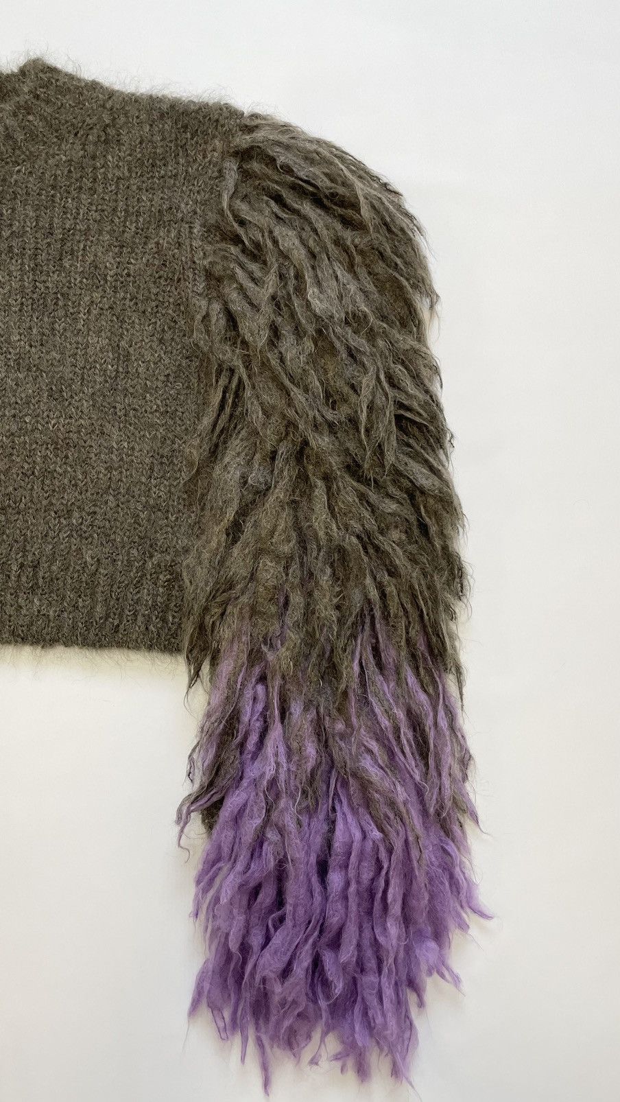 Dries Van Noten ‘Pom Pom Sleeves’ Mohair Sweater Size S / US 4 / IT 40 - 5 Thumbnail