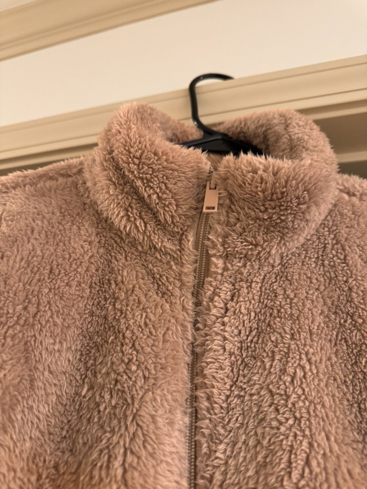 Forever 21 Dusty Pink Light Fur Zip Up Coat Jacket Size US M / EU 48-50 / 2 - 2 Thumbnail