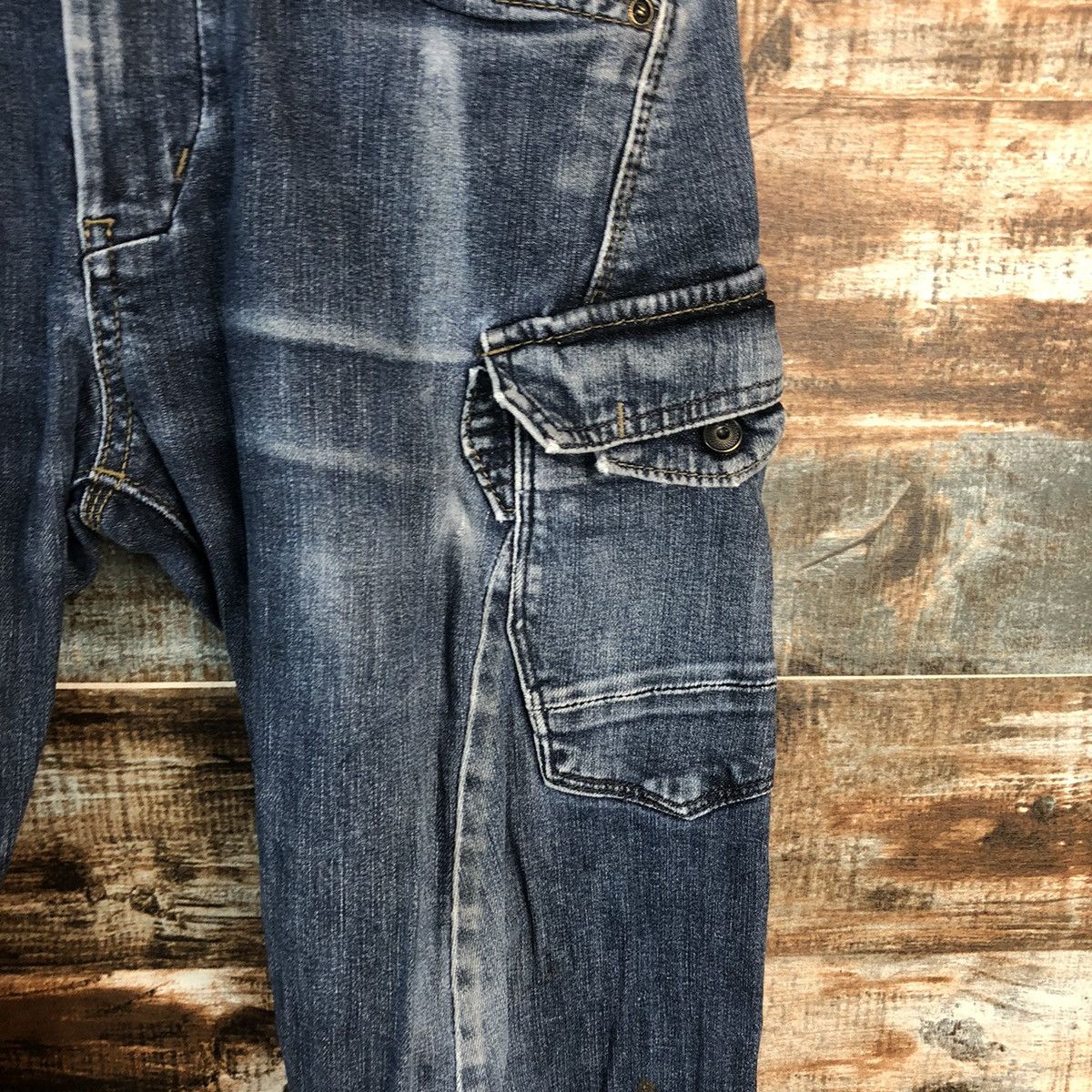 Japanese Brand Even River Black Distressed Denim Pants #A2107 Size US 30 / EU 46 - 10 Thumbnail