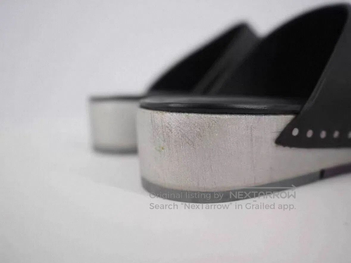 Rick Owens Rick Owens Silver Studded Clog Shoes. Size US 9 / EU 42 - 4 Thumbnail