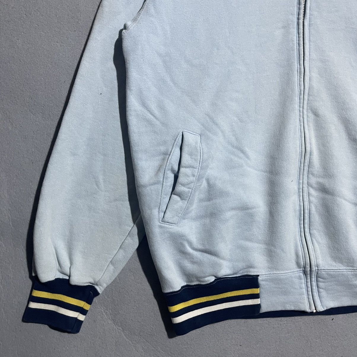 Beams Japan Vintage Beams Zip-Up Varsity Style Sweatshirt Jacket Size US L / EU 52-54 / 3 - 4 Thumbnail