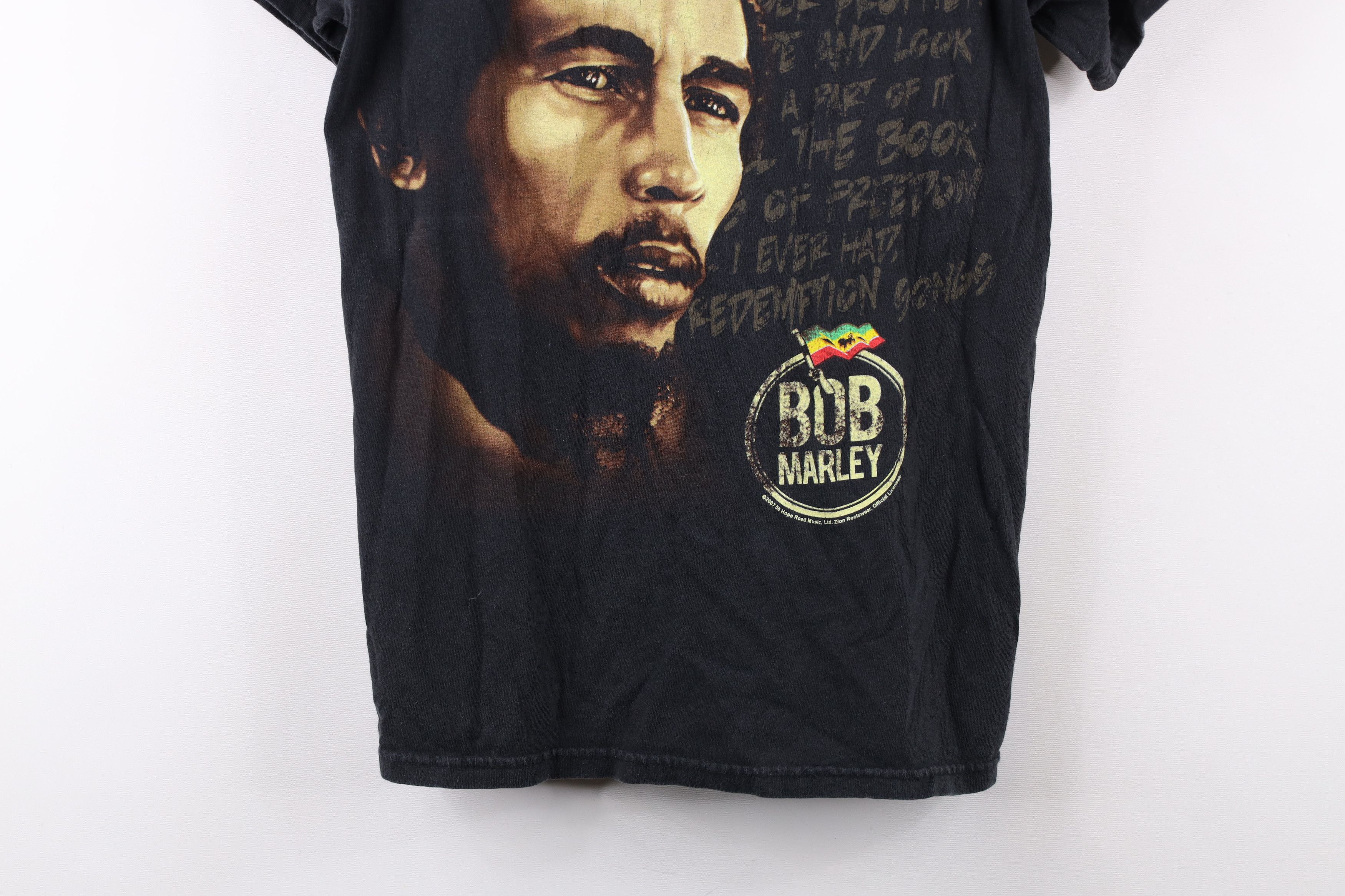Vintage Vintage Y2K 2007 Rasta Bob Marley Band Short Sleeve T-Shirt Size US S / EU 44-46 / 1 - 3 Thumbnail