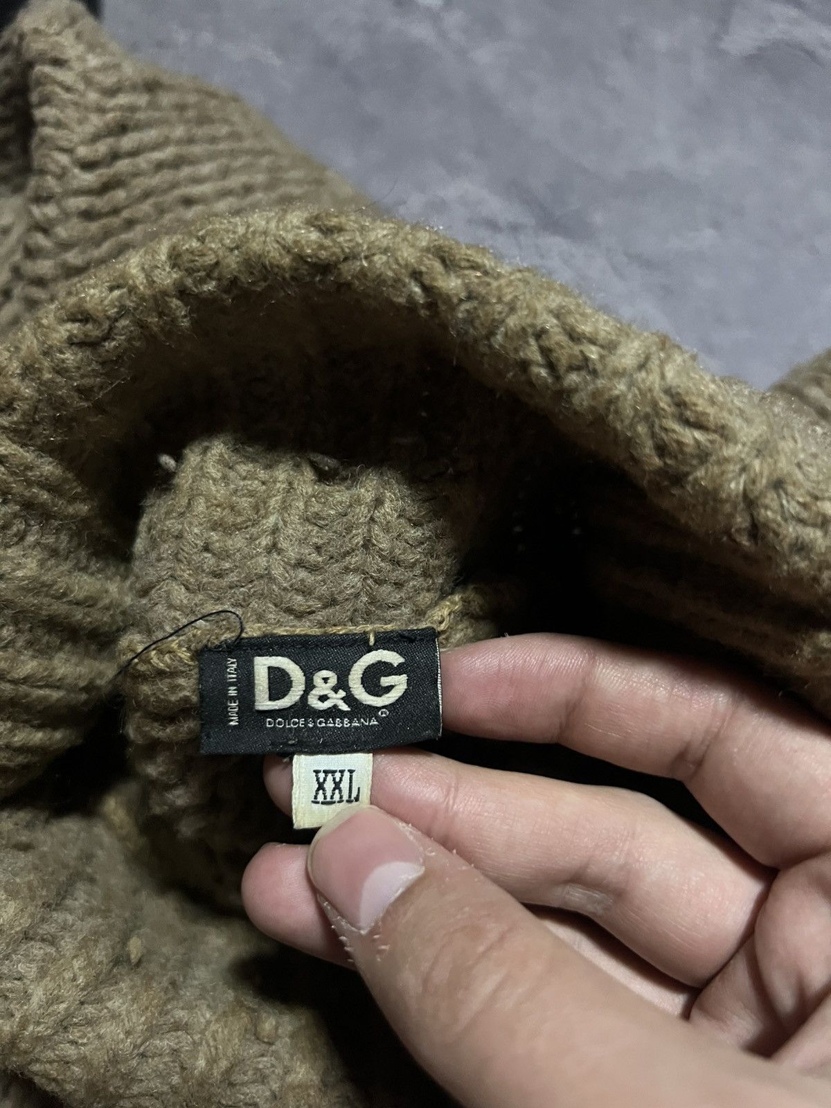 Dolce & Gabbana Vintage Dolce&Gabbana D&G Heavy Knit Sweater Avant Garde Size US XXL / EU 58 / 5 - 8 Thumbnail