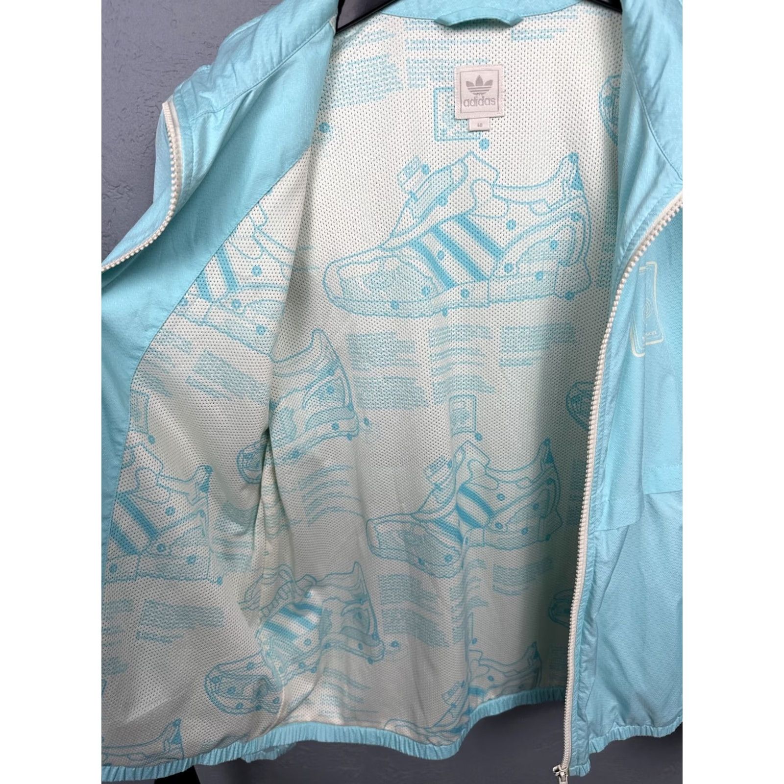 Adidas VINTAGE Adidas Micropacer Womens Jacket S 40s Blue Windbreaker Mens Womens Size S / US 4 / IT 40 - 6 Thumbnail