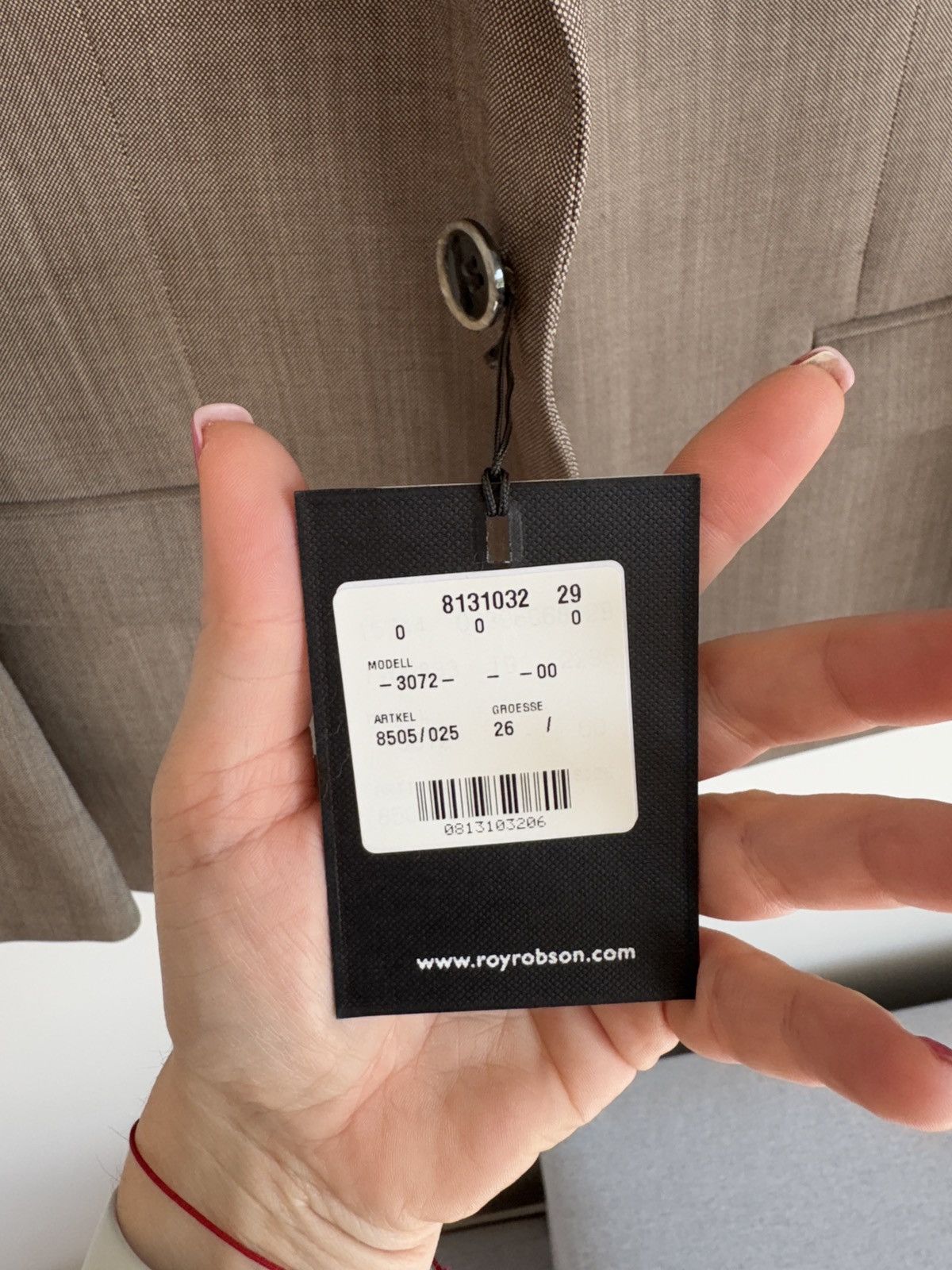 Other Roy Robson Pure Wool Blazer Modern Fit Elbow Patch Detail Size 40R - 5 Thumbnail