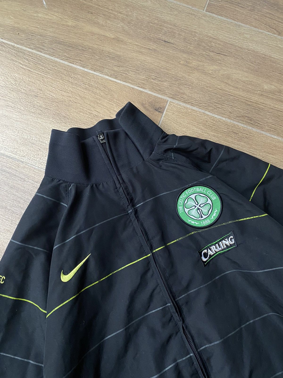 Nike Nike Vintage Celtic Track Jacket Nylon Avant Garde Y2K Size US XL / EU 56 / 4 - 4 Thumbnail