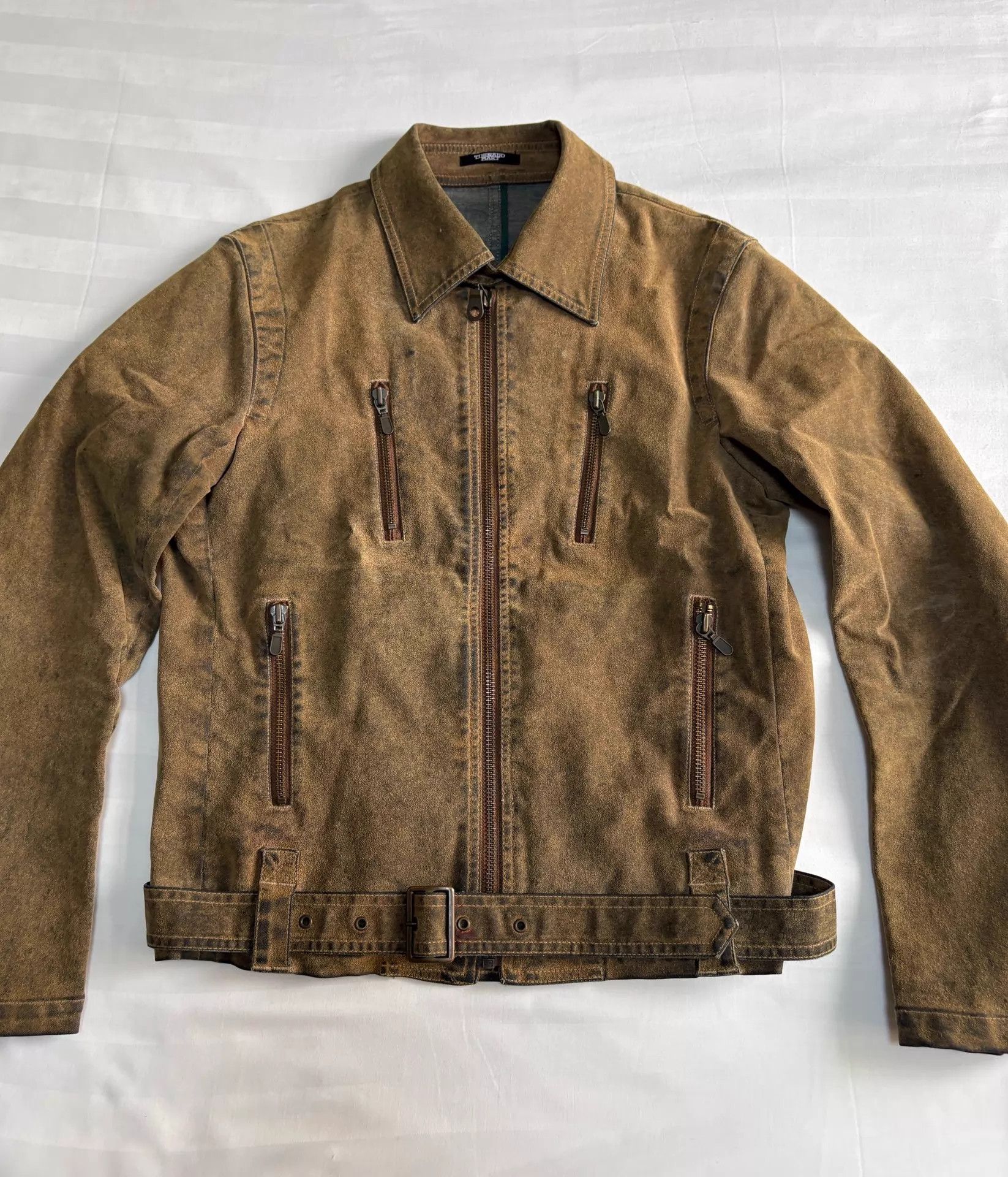 Tornado Mart Tornado Mart vintage Japanese strapped work jacket Size US L / EU 52-54 / 3 - 2 Thumbnail