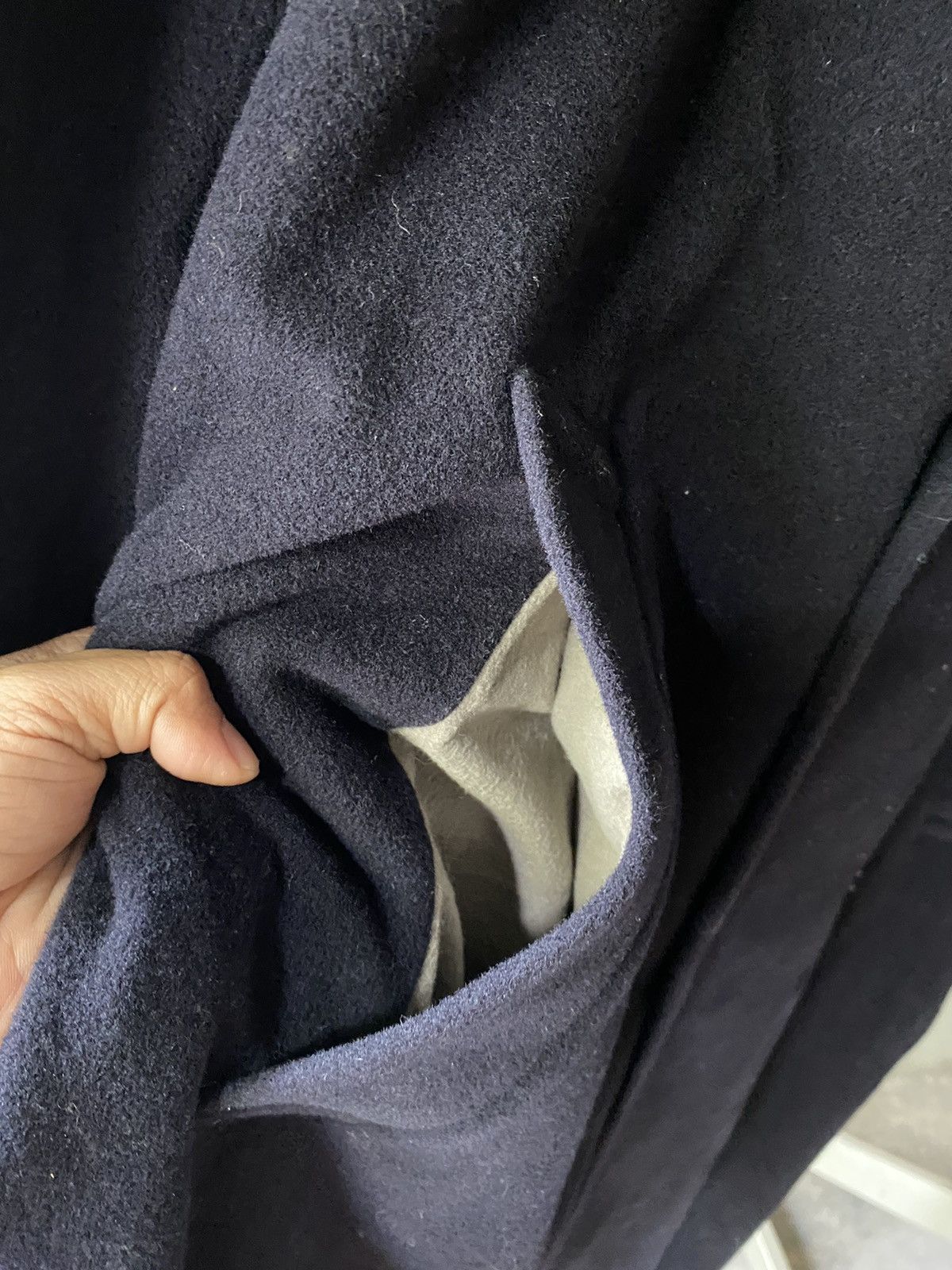 Yves Saint Laurent YVES SAINT LAURENT pour homme Navy Double-Breasted Coat Size US XXL / EU 58 / 5 - 8 Thumbnail