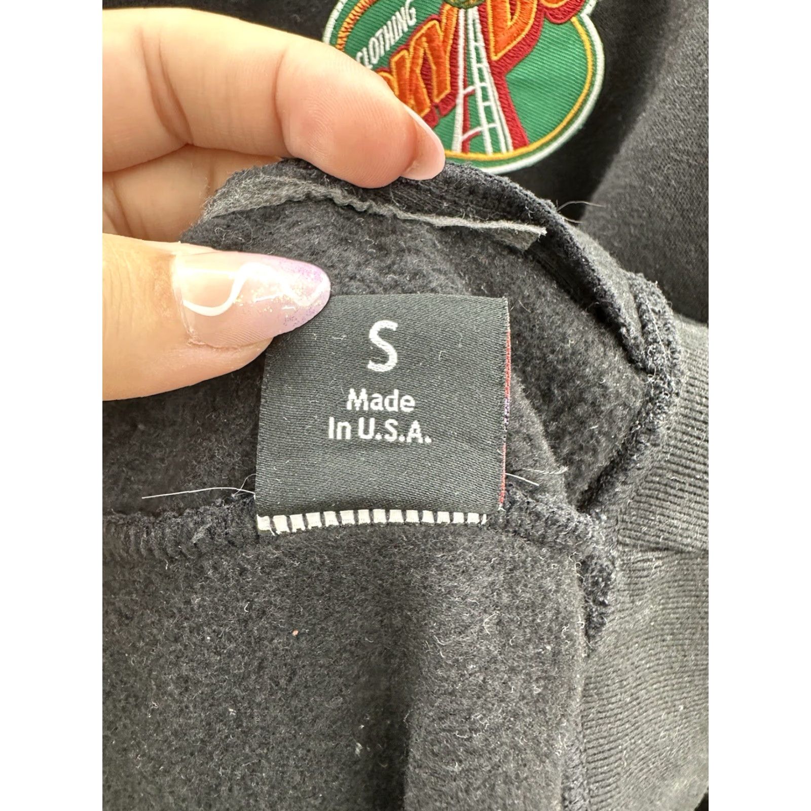 Champion Champion Bomber Jacket Sports 90s Black Snap Up Patch Basketball Men Small VINTAGE Size US S / EU 44-46 / 1 - 7 Thumbnail