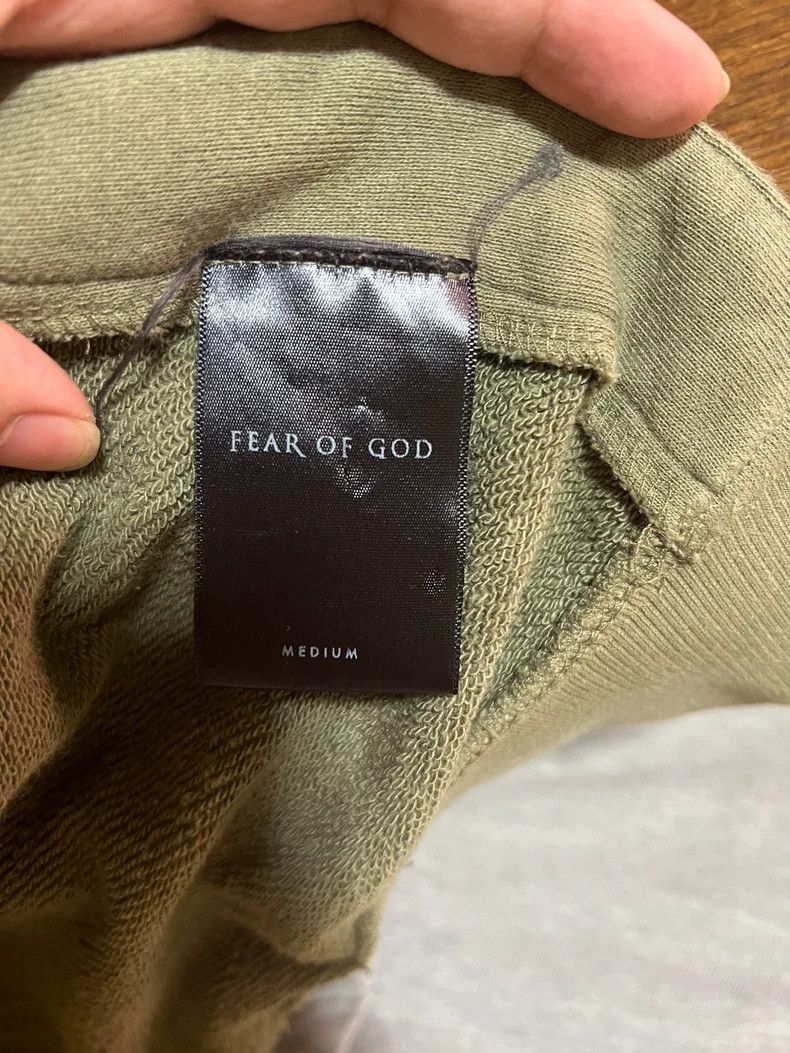 Fear of God Fear of God Olive green shoulder sweatshirt Size US M / EU 48-50 / 2 - 2 Thumbnail