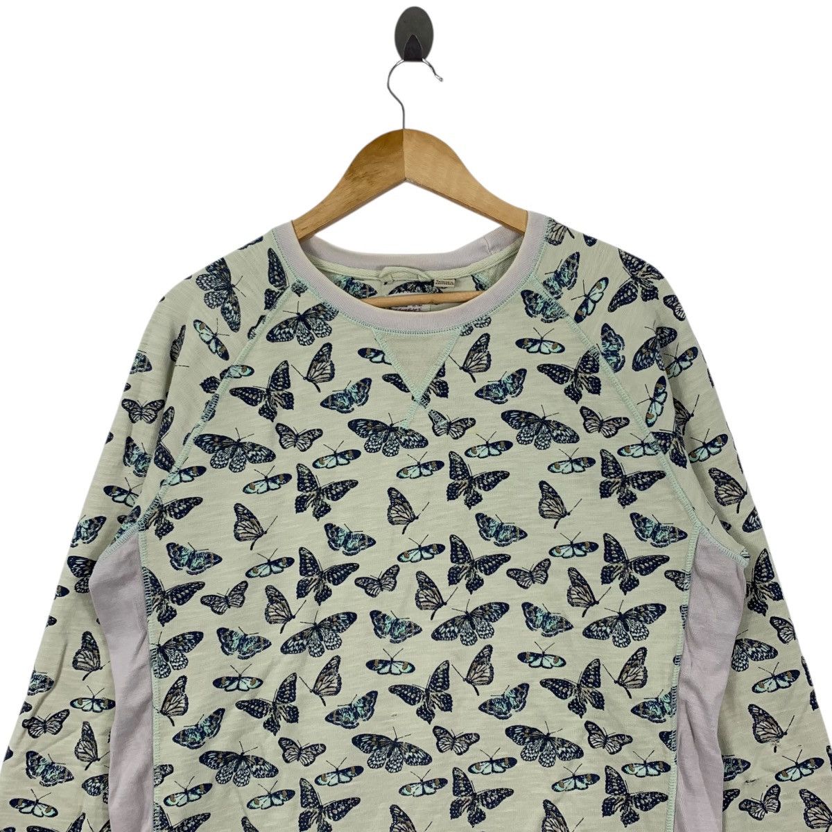 Vintage DSTREZZED Amsterdam All Over Print Butterfly Sweatshirt Size US L / EU 52-54 / 3 - 2 Thumbnail