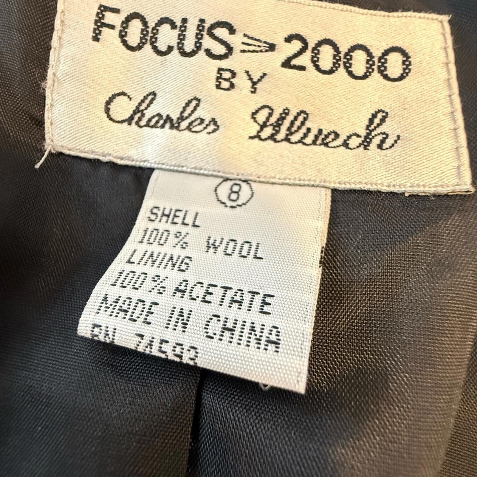 Other Focus 2000 vintage black wool embellished vest SZ 8 Size M / US 6-8 / IT 42-44 - 7 Thumbnail
