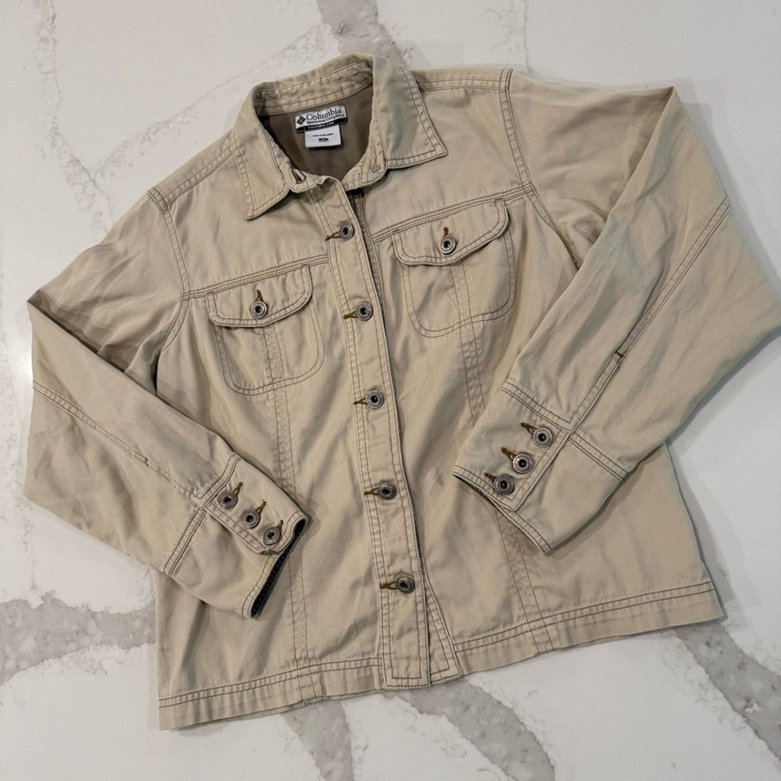 Columbia Columbia Gorpcore Button Jean Utility Jacket Womens Medium Size M / US 6-8 / IT 42-44 - 2 Thumbnail