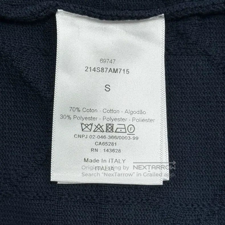 Dior Dior Dark blue plaid classic logo towel material hooded sw Size S / US 4 / IT 40 - 6 Thumbnail