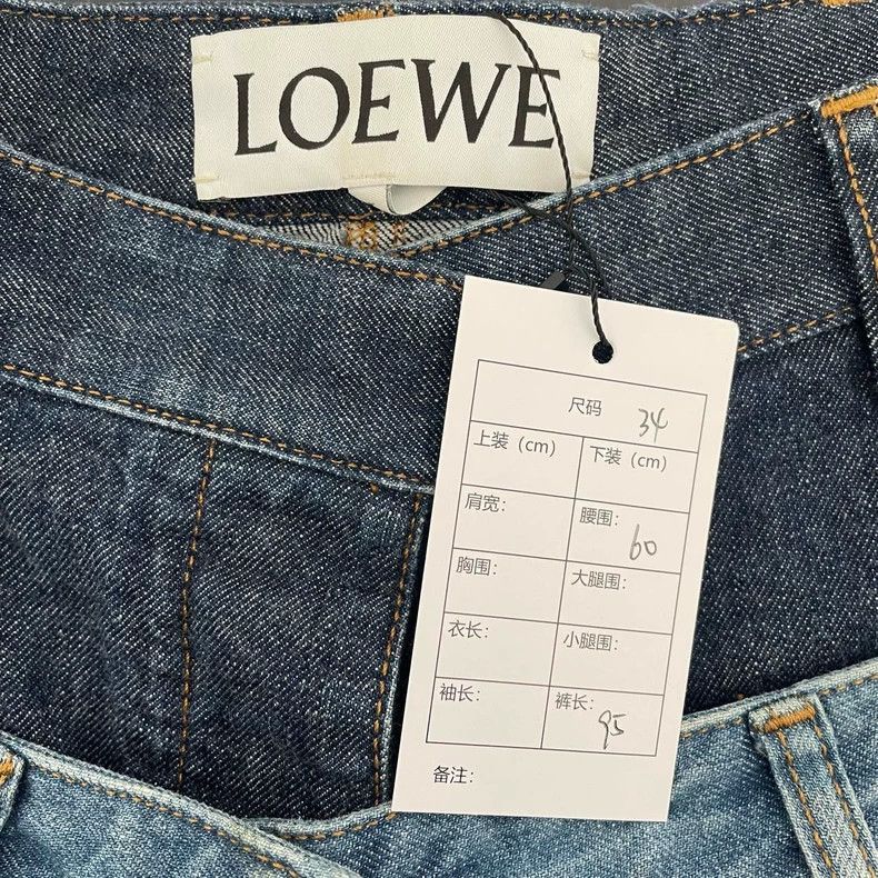 Loewe Loewe Blue Denim Pants Size 34 Size US 34 / EU 50 - 6 Thumbnail