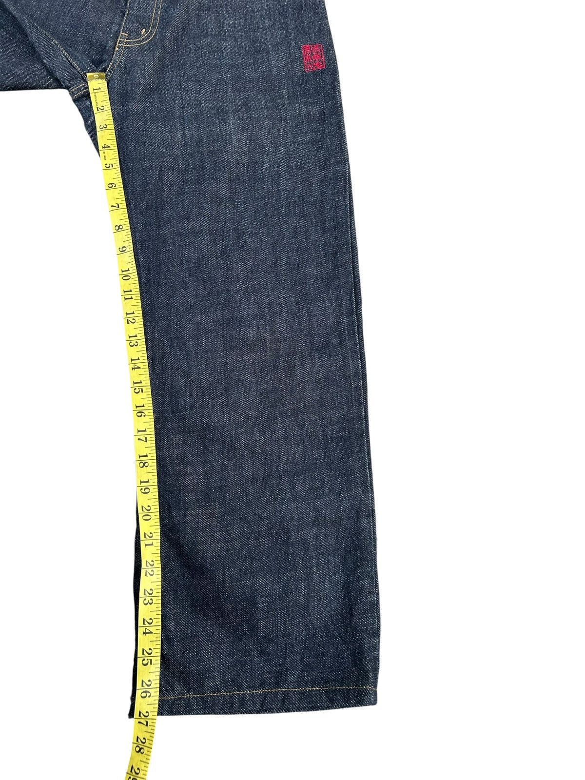 Kapital KARAKURI TAMASHII VINTAGE JAPANESE BRAND SUKAJAN DENIM JEANS Size US 33 - 23 Thumbnail