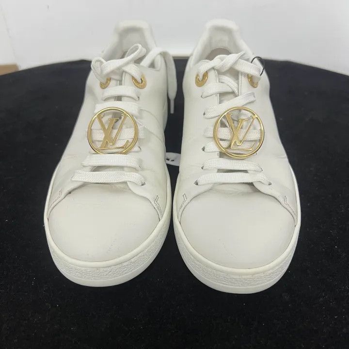 Louis Vuitton Louis Vuitton Frontrow White Low-top Sneakers -2508 Size US 4 / IT 34 - 2 Thumbnail