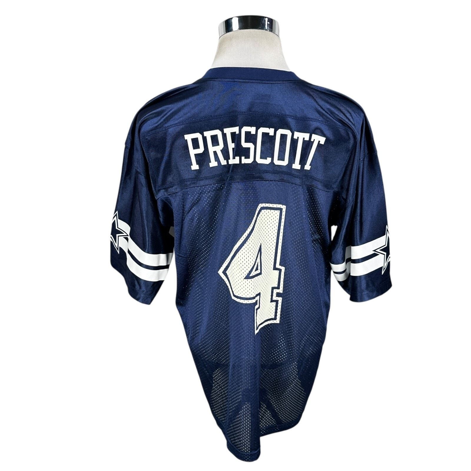 NFL NFL Dallas Cowboys Dak Prescott #4 Jersey Mens L Blue V-Neck Size US L / EU 52-54 / 3 - 4 Thumbnail