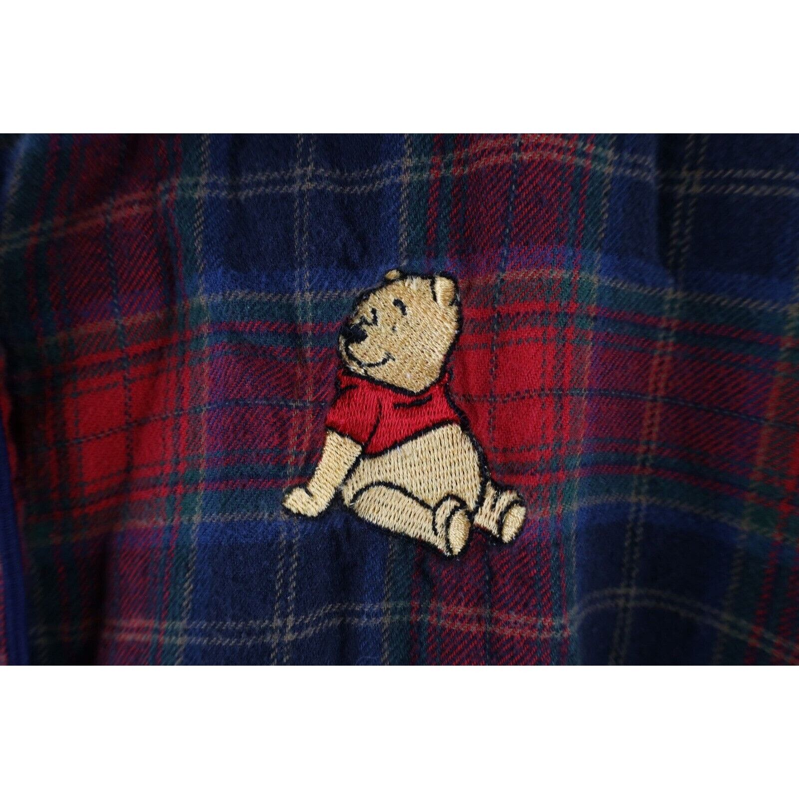 Disney × Vintage Vintage 90s Disney Winnie the Pooh Flannel Night Gown Size XXL / US 16-18 / IT 52-54 - 5 Thumbnail