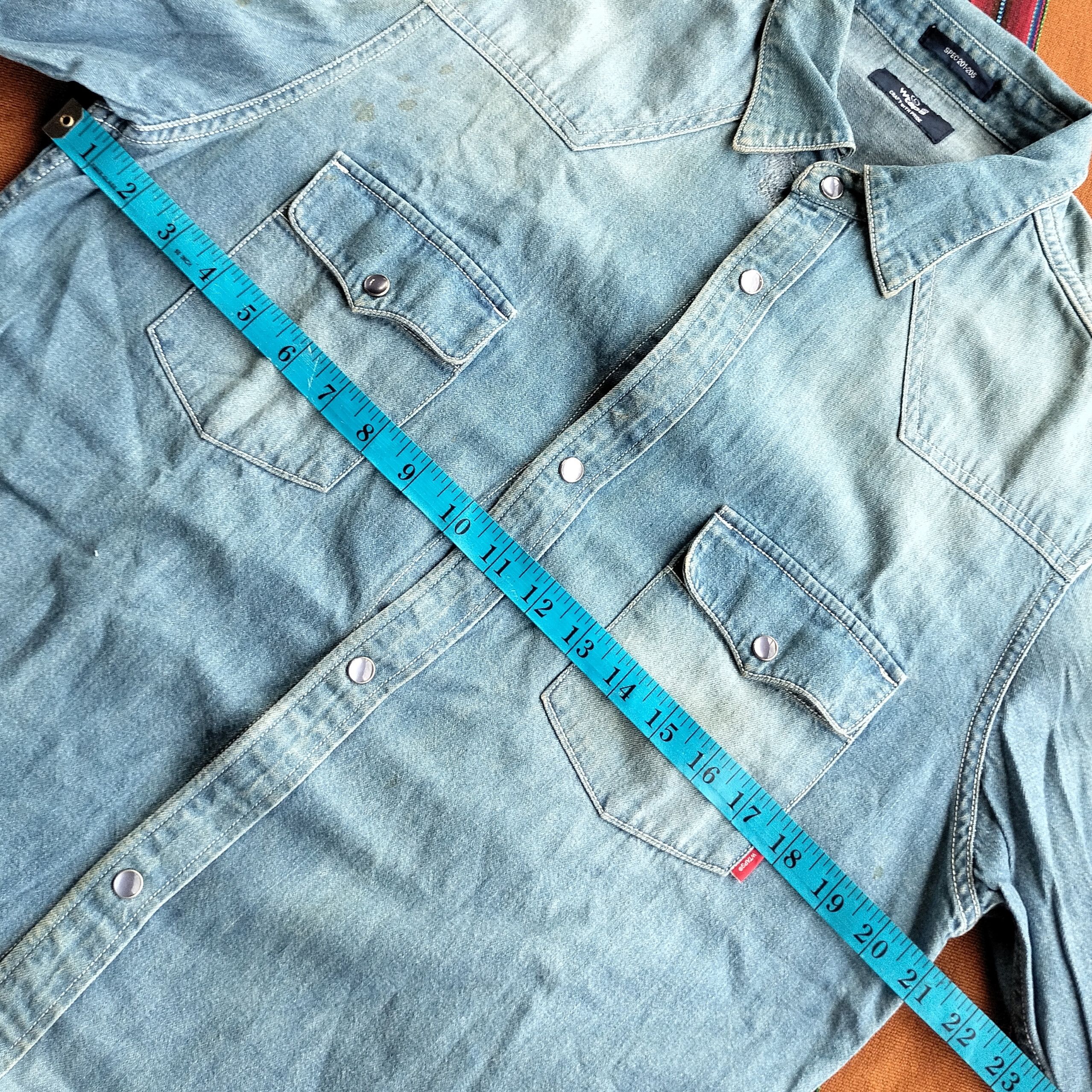 Wtaps Wtaps selvedge denim western Ls shirt Size US L / EU 52-54 / 3 - 17 Thumbnail