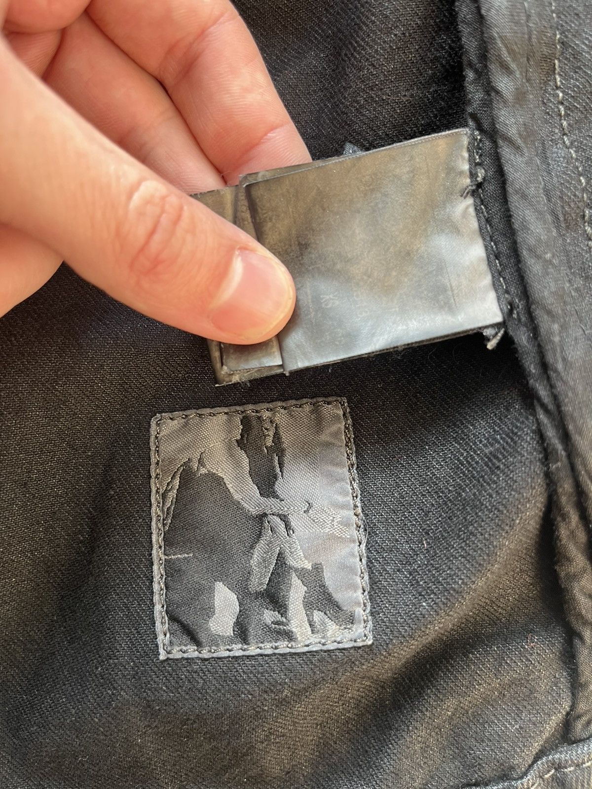 Rick Owens Drkshdw Rick Owens Waxed Denim Parka Size US S / EU 44-46 / 1 - 5 Thumbnail