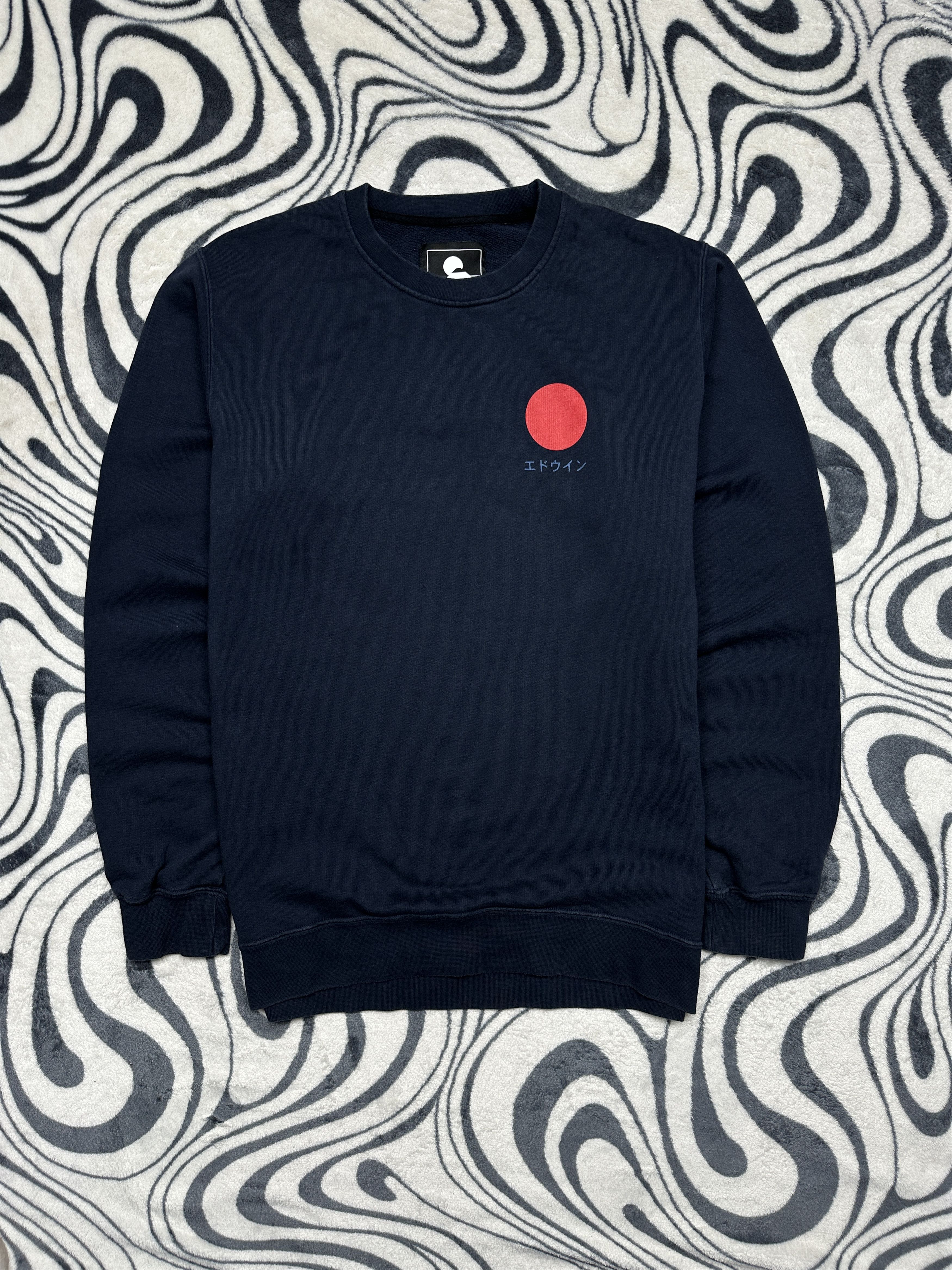 Edwin Edwin Mens Japanese Sun Crew Neck Sweatshirt Size US S / EU 44-46 / 1 - 1 Thumbnail