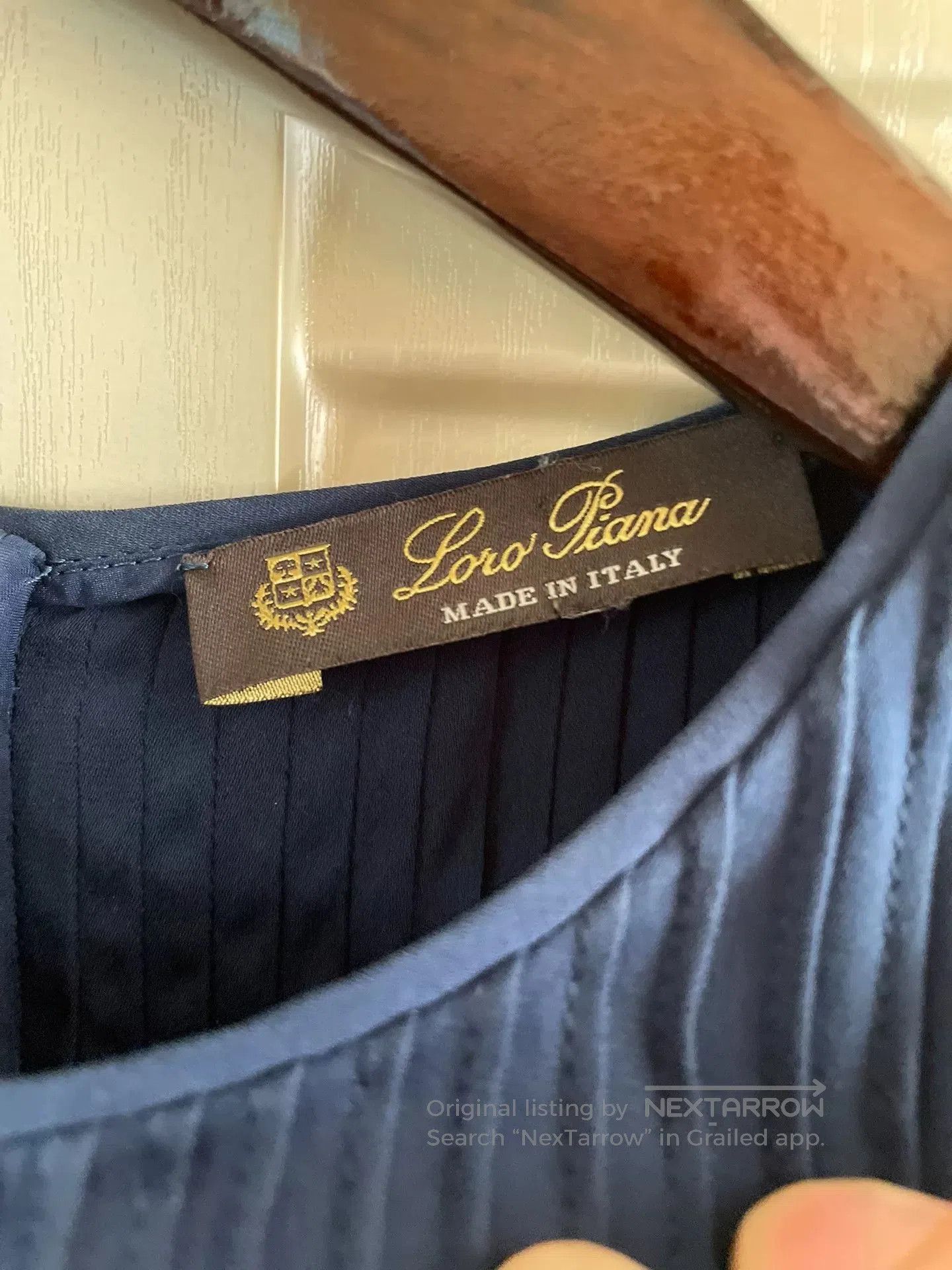 Loro Piana Loro Piana Silk Pleated Dress. Size US L / EU 52-54 / 3 - 3 Thumbnail