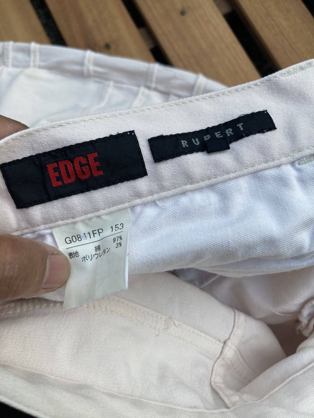 Japanese Brand Rupert Edge Japan Brand Hagi Flare Denim Jeans Size US 30 / EU 46 - 12 Thumbnail