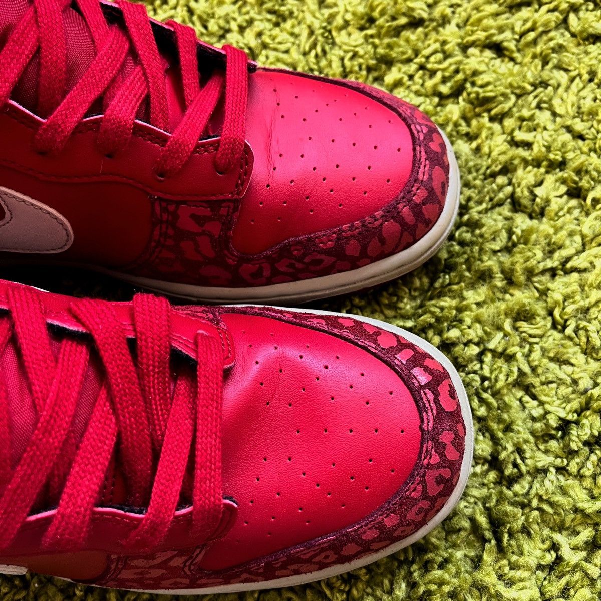 Nike Nike Dunk Red Leopard Vintage 2011 Size US 9 / EU 42 - 11 Thumbnail