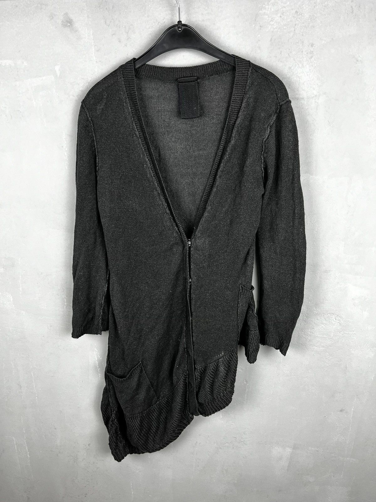 Other × Rundholz Rundholz Black Label Wool Cotton Oversized Asymmetrical Size S / US 4 / IT 40 - 1 Thumbnail