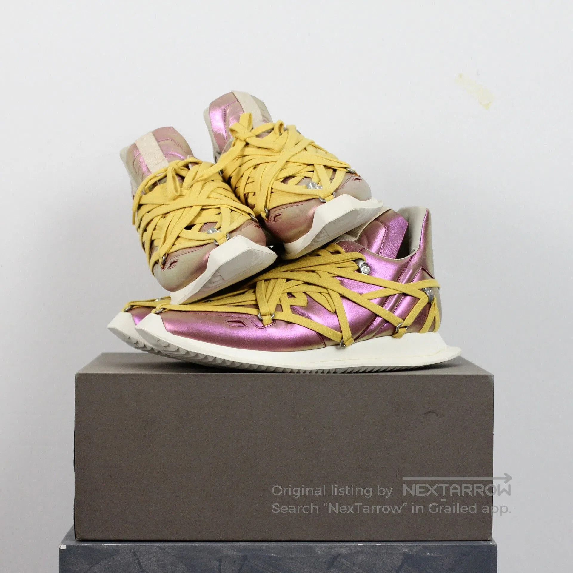 Rick Owens rick owens runner laser strap sneakers. Size US 9.5 / EU 42-43 - 1 Thumbnail