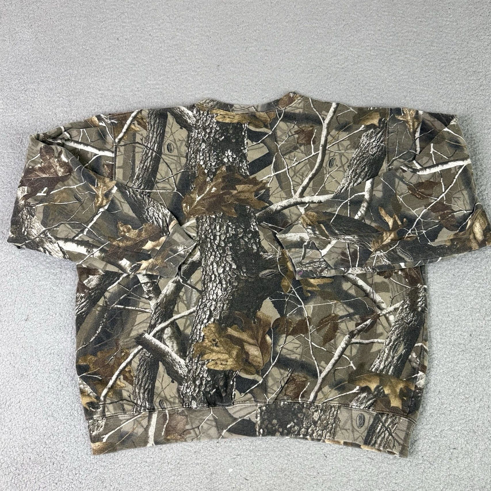 Realtree VINTAGE Realtree Sweatshirt Mens XL Brown Camouflage Camoflauge Y2K Hardwood Crew Neck Size US XL / EU 56 / 4 - 5 Thumbnail
