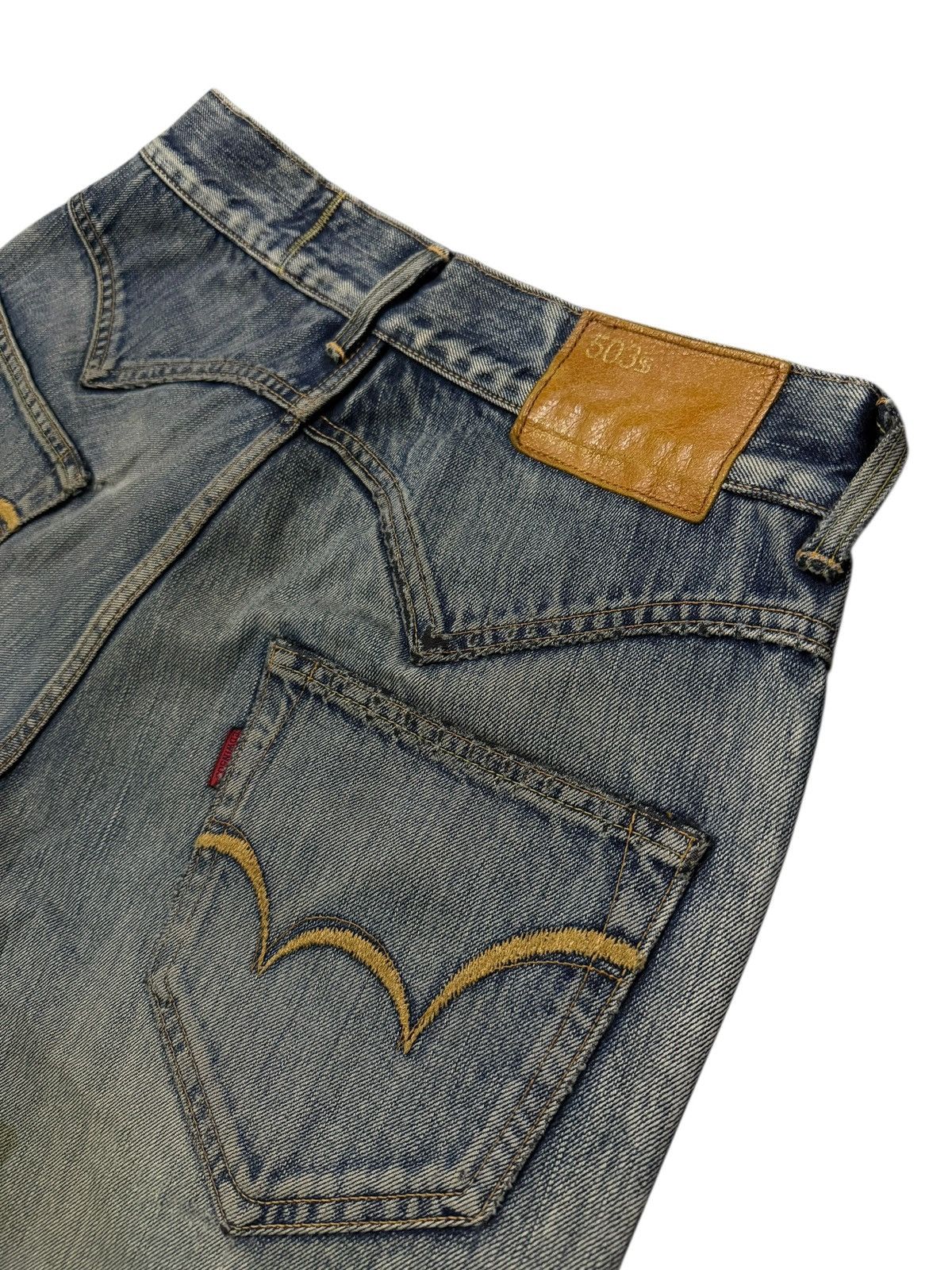 Edwin Vintage Edwin 503s Japan Wide Leg Jeans | Y2K Bell Bottom Size US 31 - 8 Thumbnail
