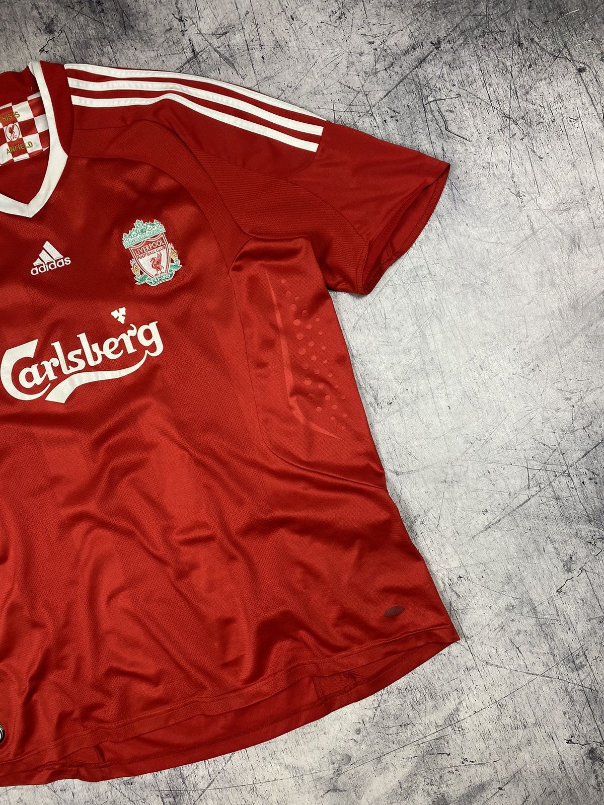 Adidas × Vintage Vintage Adidas Liverpool Soccer Jersey Size US XL / EU 56 / 4 - 3 Thumbnail